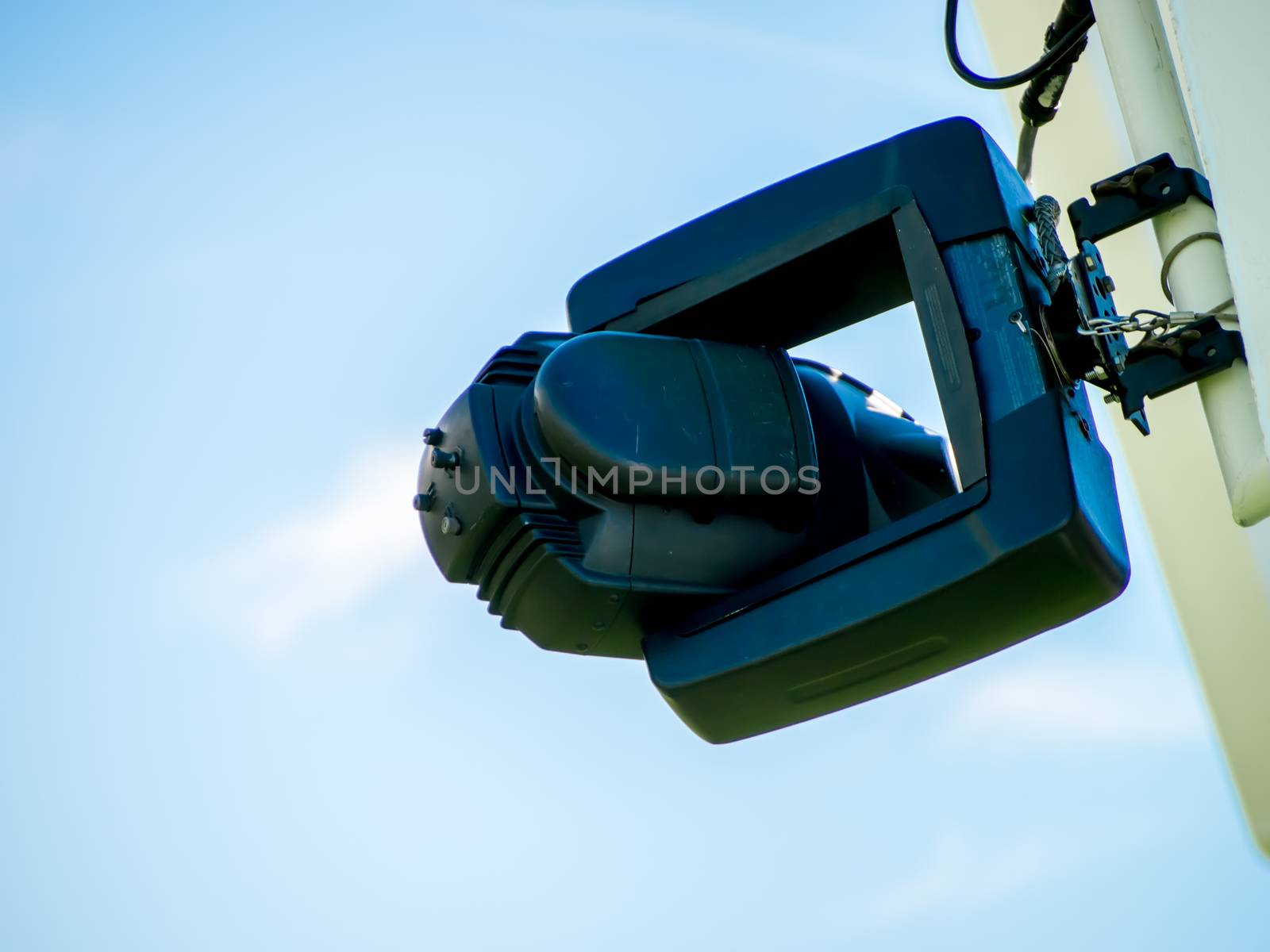 Lighting And Sound Equipment at the Music Festival