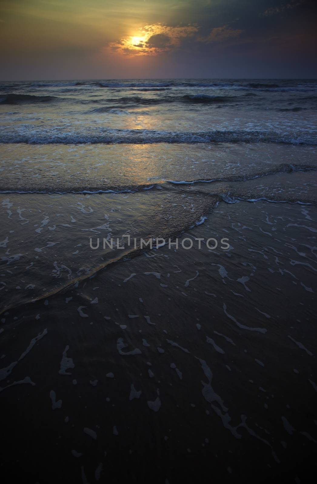 Sunset at Atlantic Ocean by Novic
