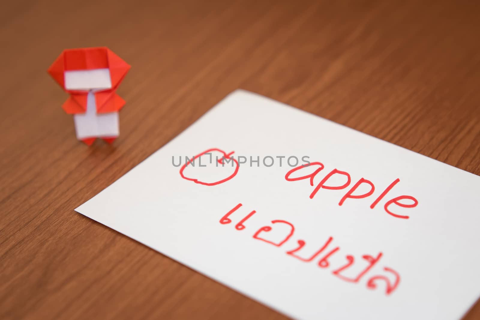 Thai; Learning New Language with Fruits Name Flash Cards