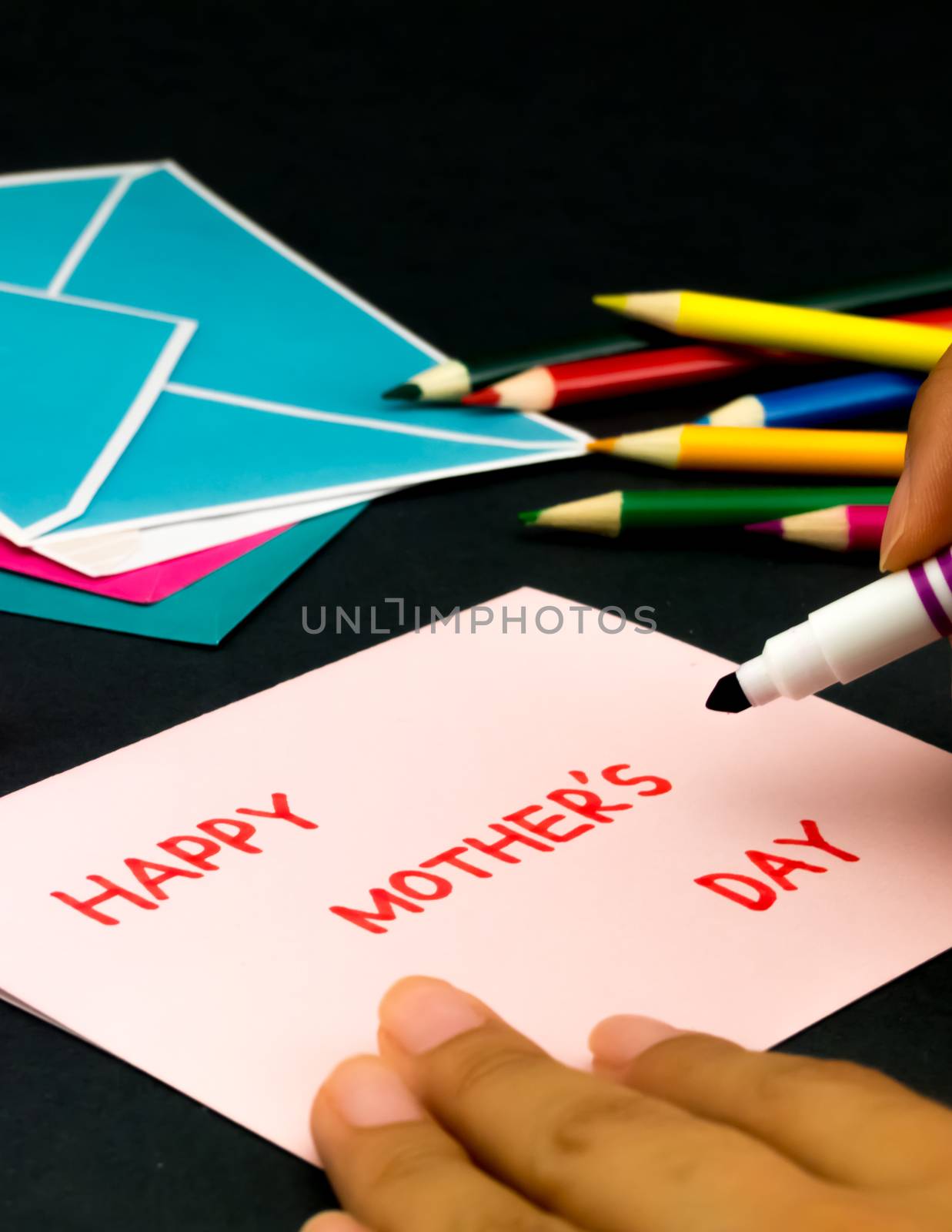 Message Card for Your Family and Friends; Happy Mother's Day by EikoTsuttiy