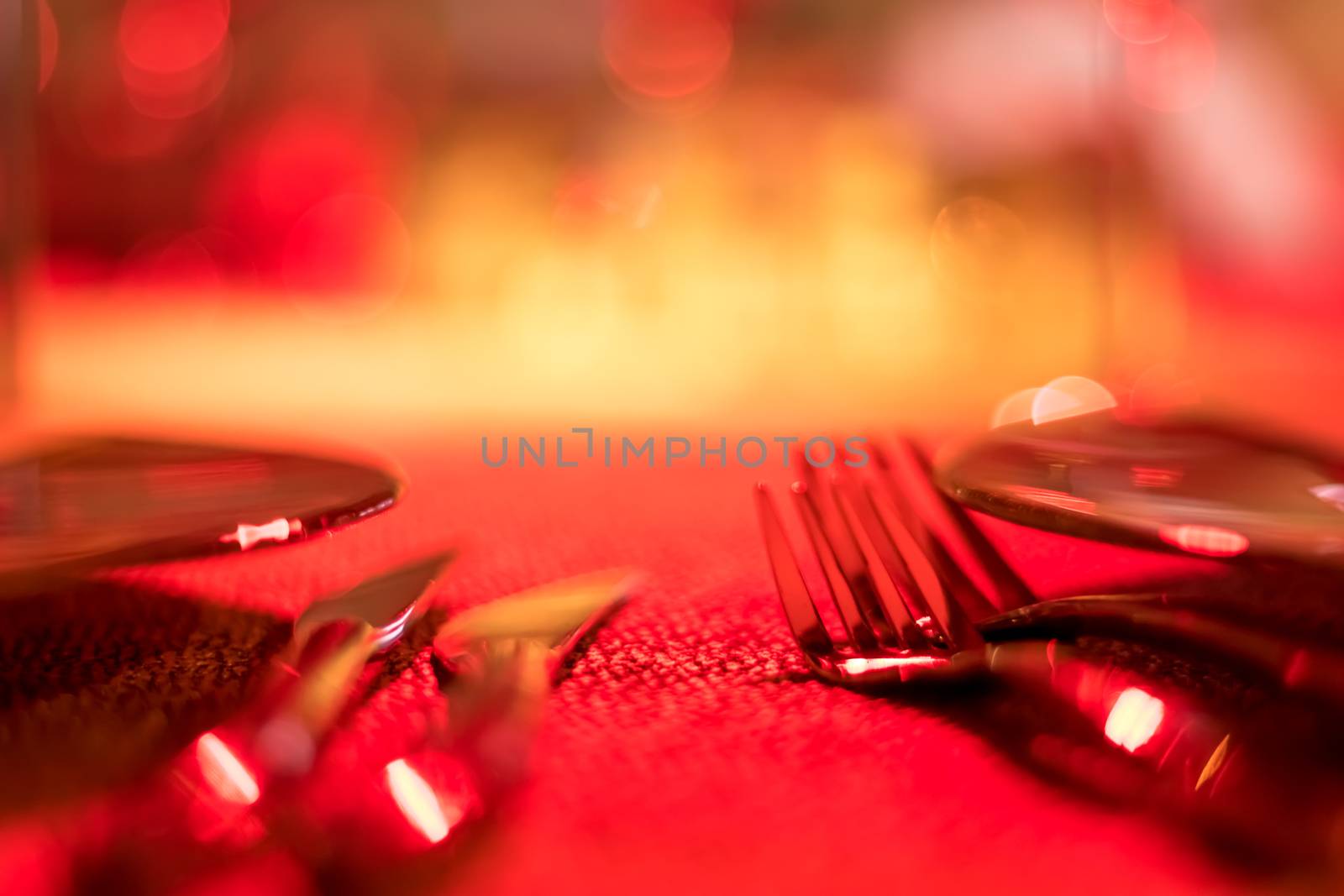 Party Setting with Colorful Bokeh Background by EikoTsuttiy