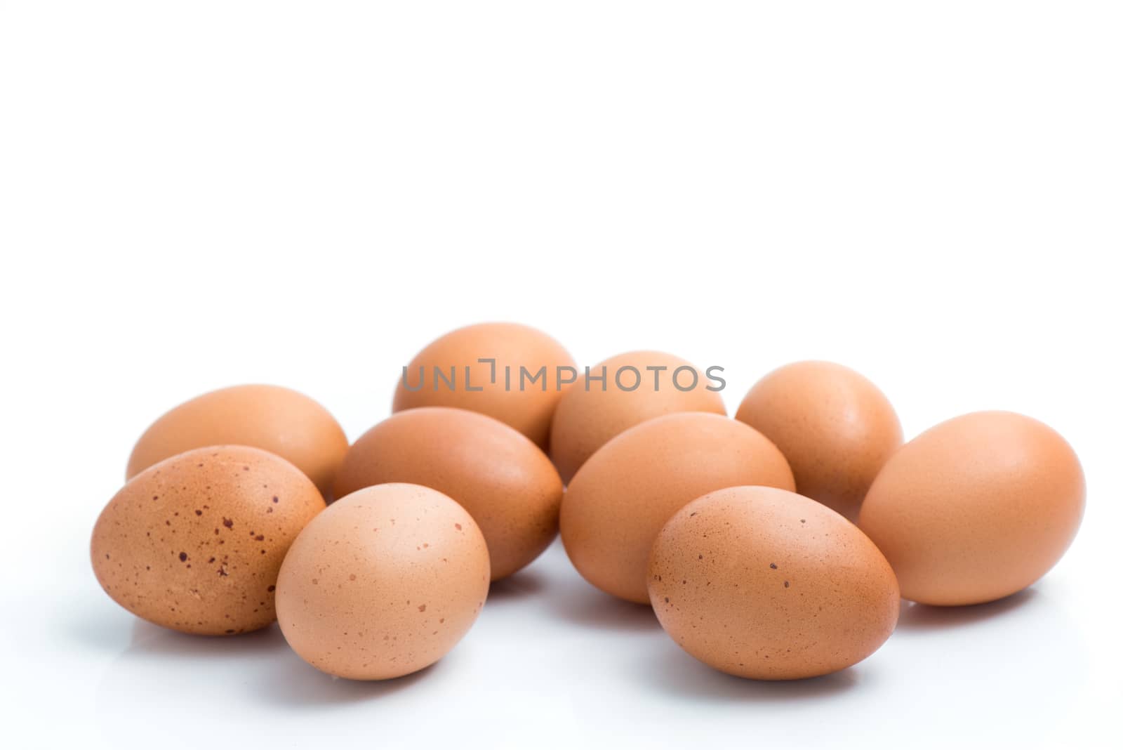eggs isolated on white by antpkr
