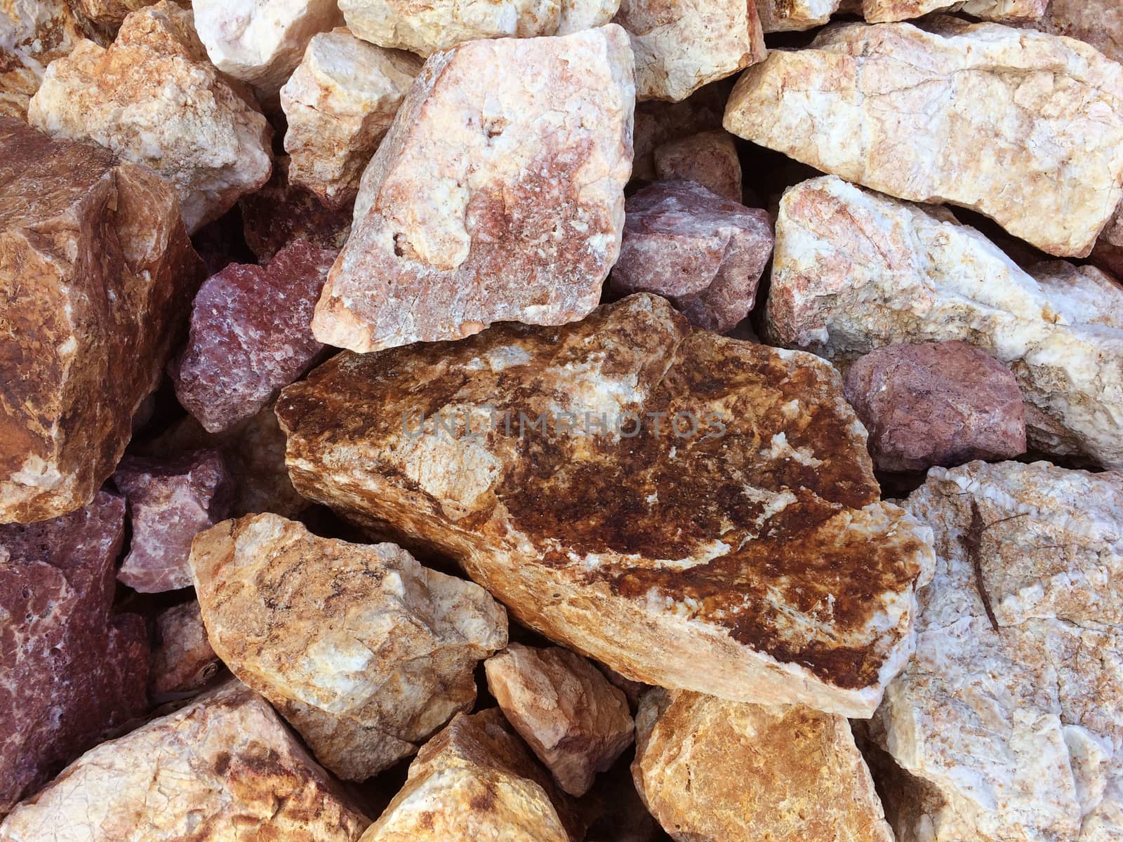 Brown white and grey rocks background