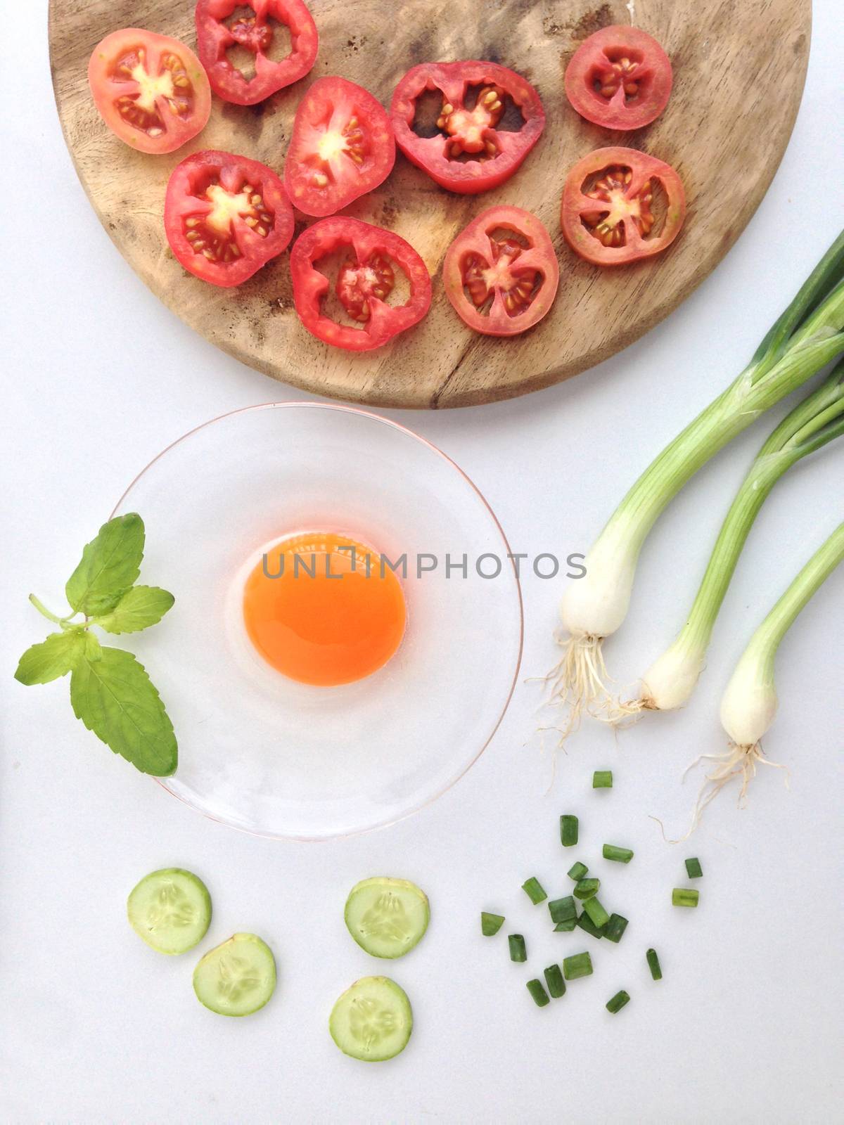 Cook an Egg for health by Bowonpat