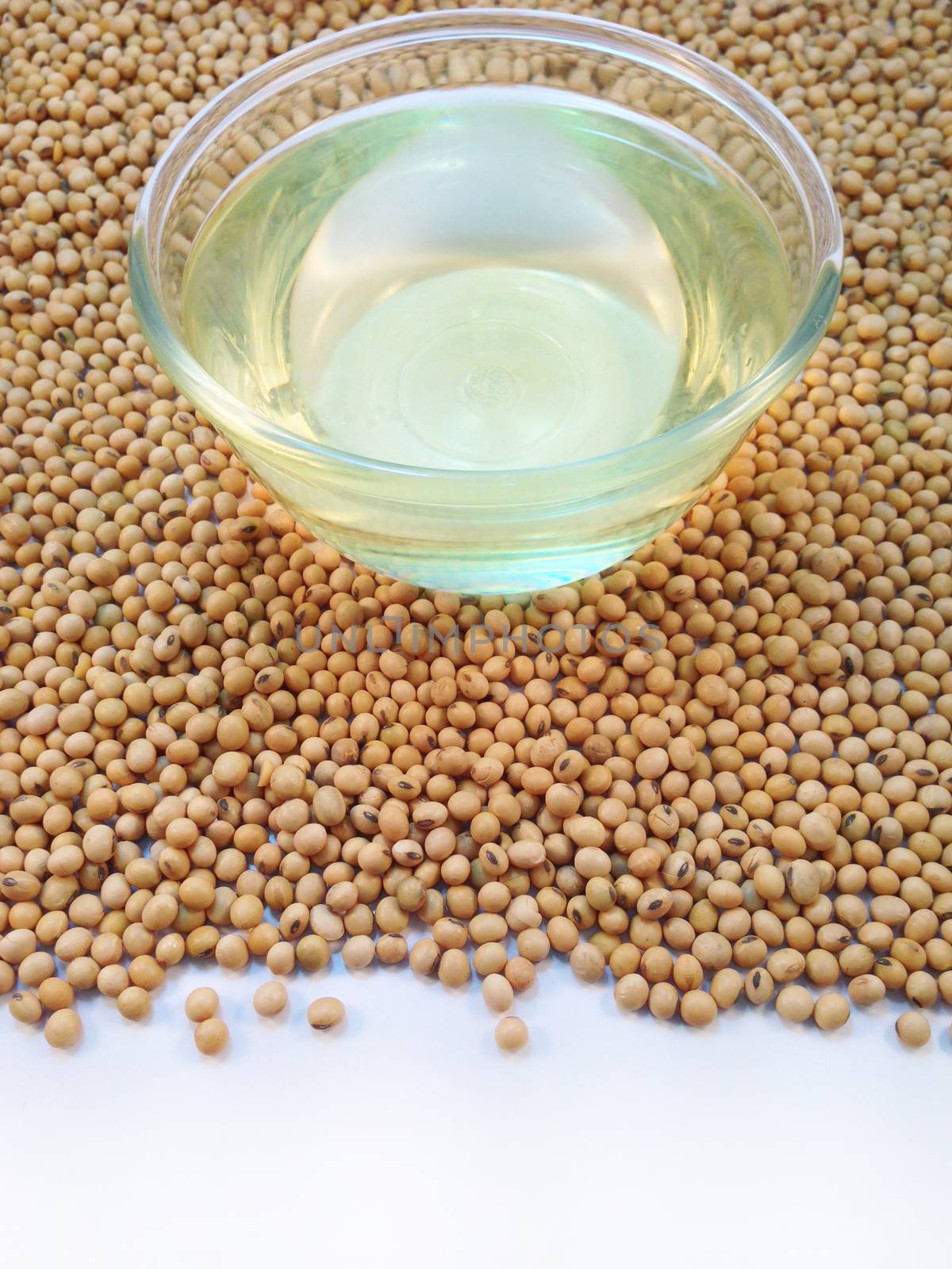 Soy beans oil by Bowonpat