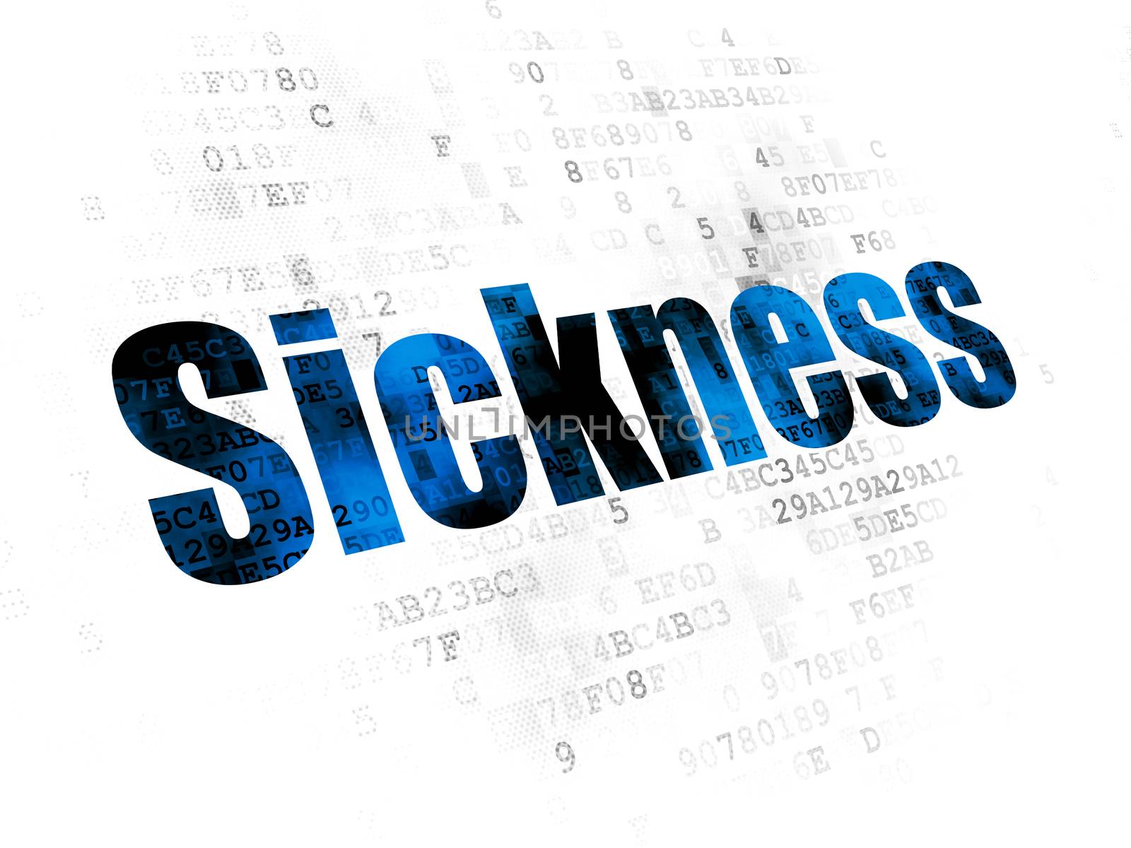 Medicine concept: Sickness on Digital background by maxkabakov
