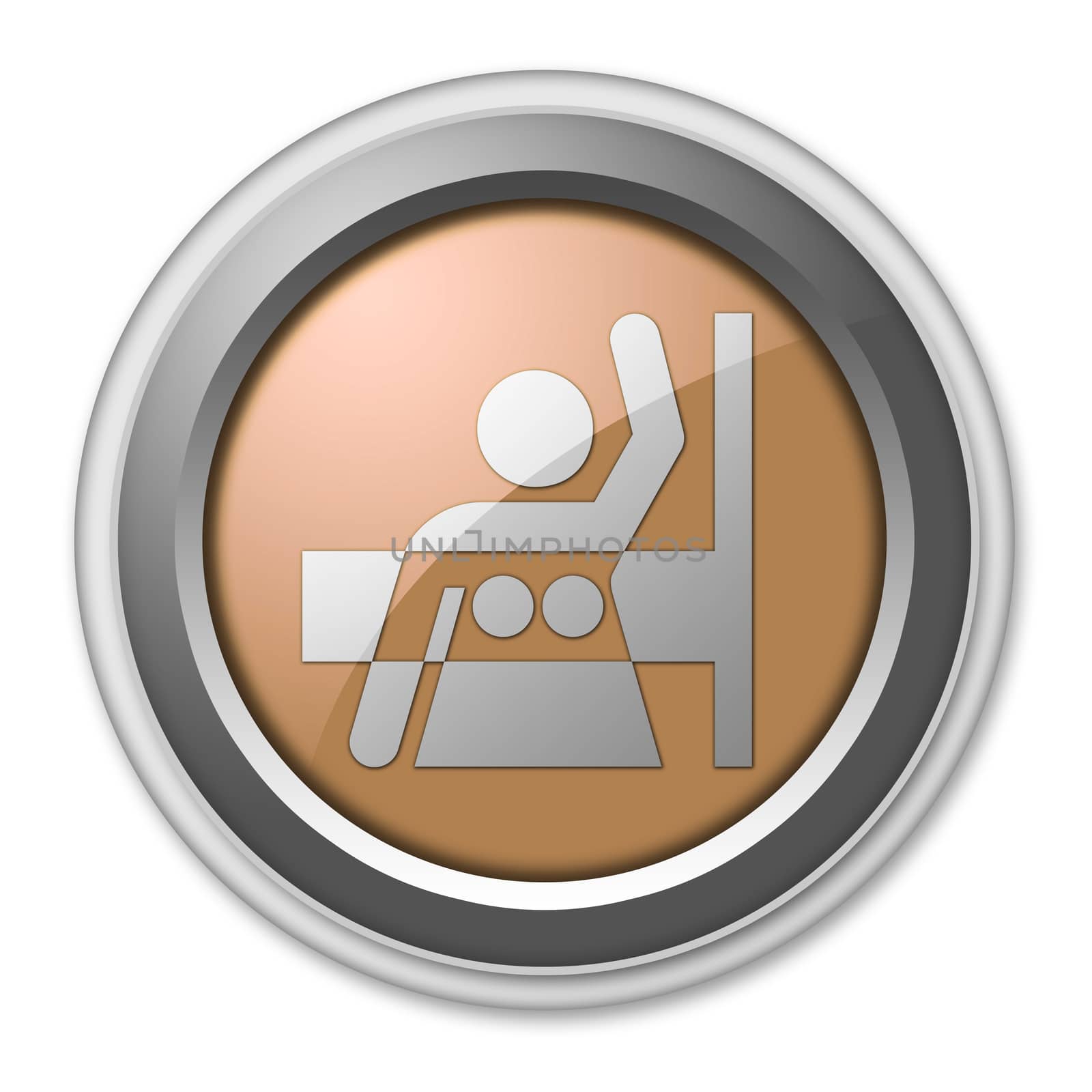 Icon, Button, Pictogram Mammography by mindscanner