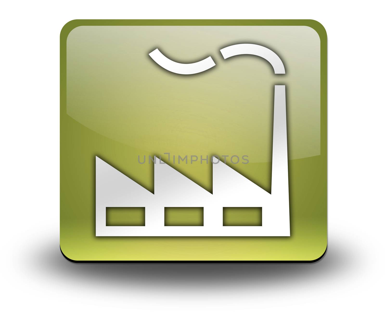 Icon, Button, Pictogram with Factory symbol
