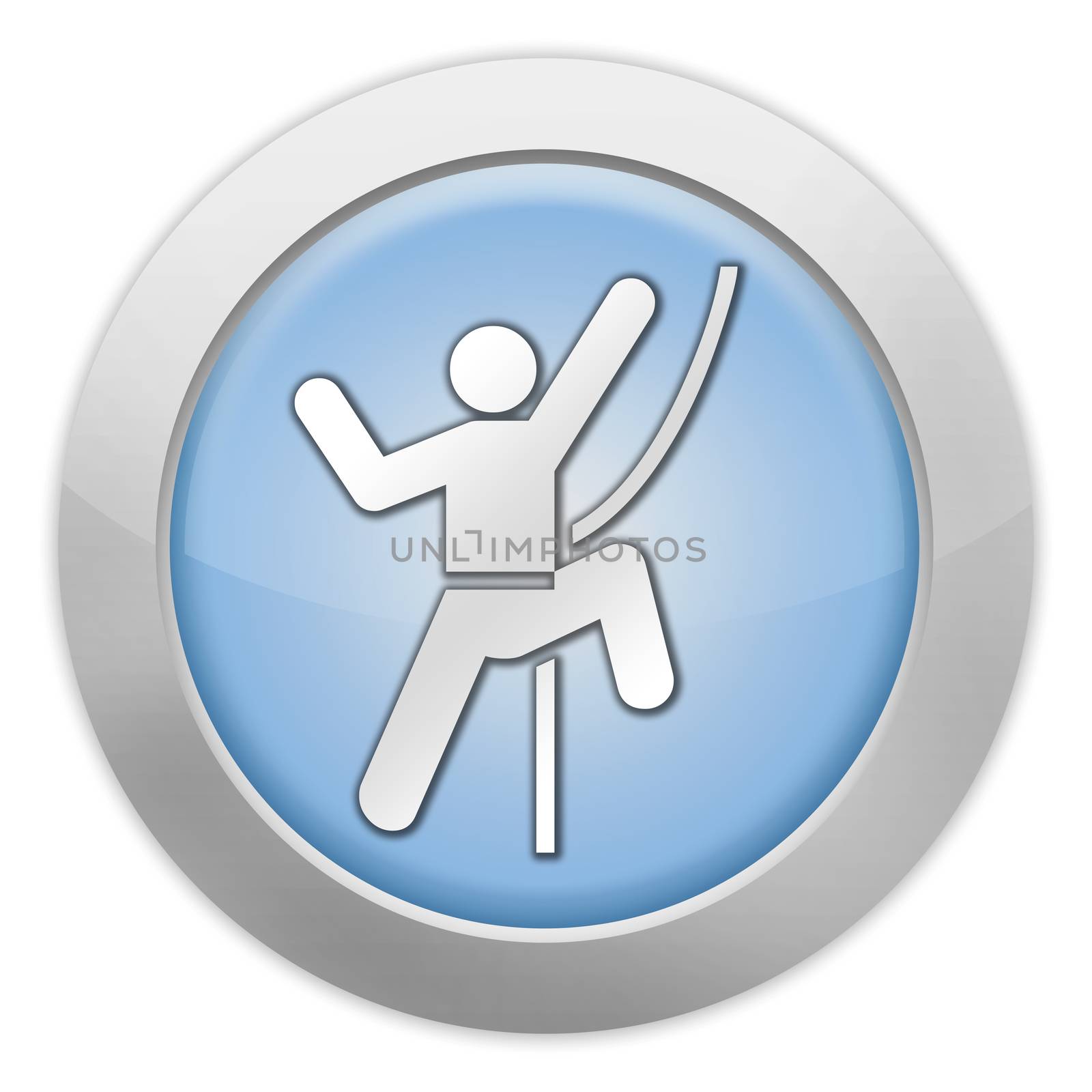 Icon, Button, Pictogram Rock Climbing by mindscanner