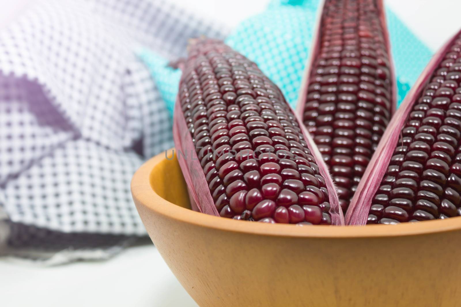 Image Of Purple Sweet Corn, Beautiful Grain For Healthy, Colorfu by rakoptonLPN