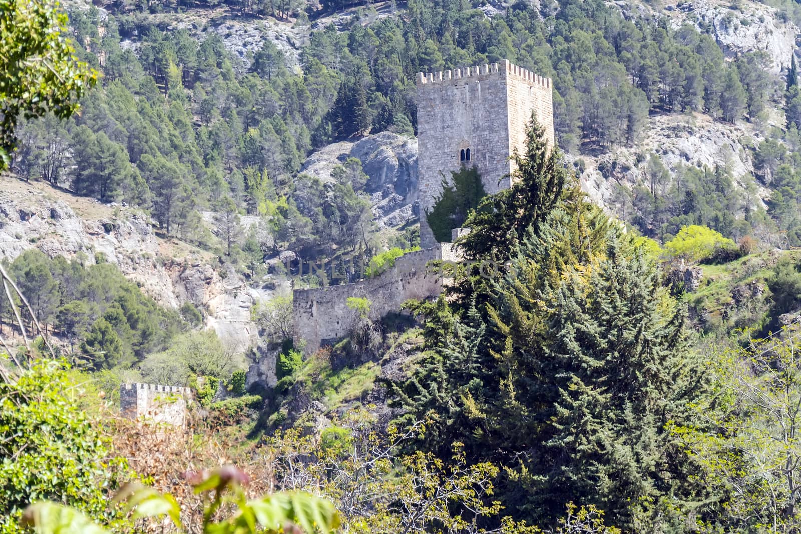 Yedra castle in Cazorla, Jaen, Spain