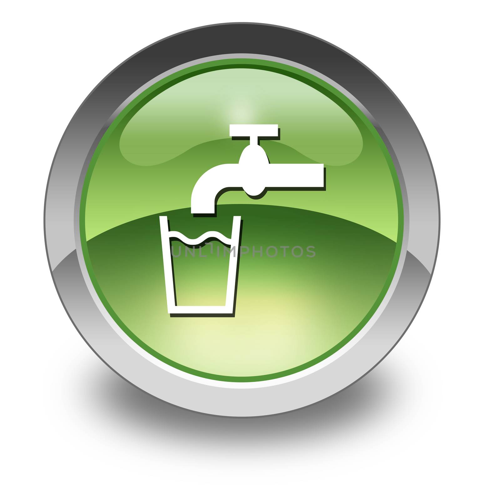 Icon, Button, Pictogram Running Water by mindscanner