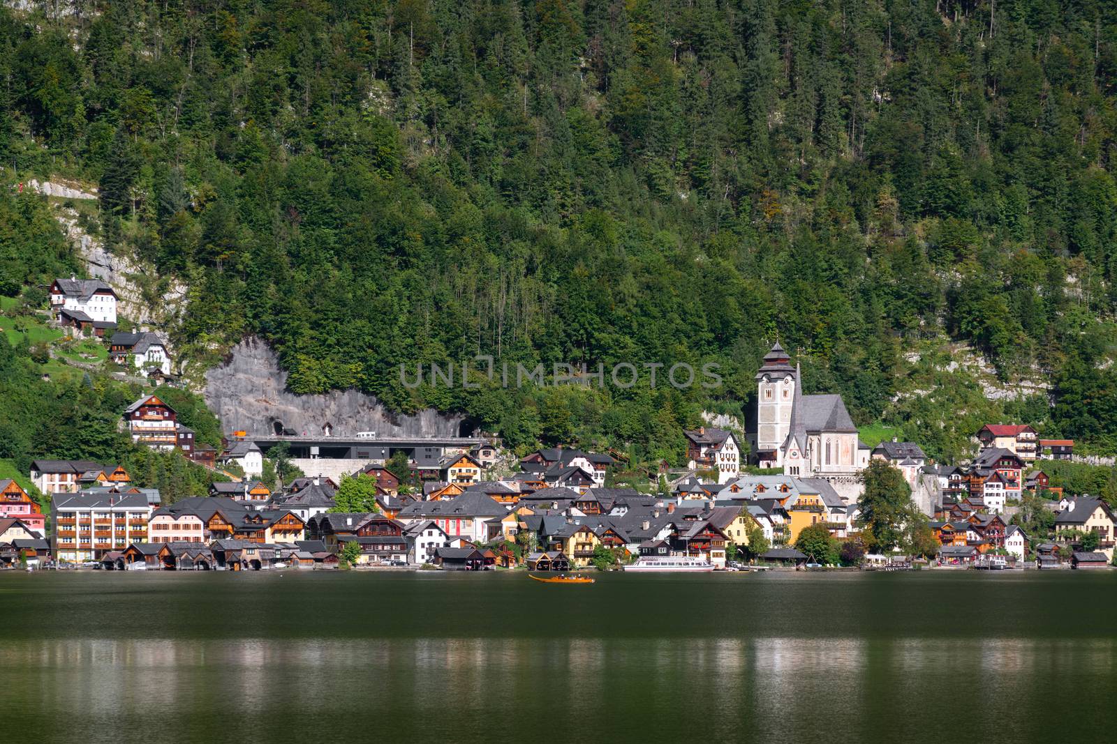 View of Hallstatt from Hallstatt Lake by phil_bird