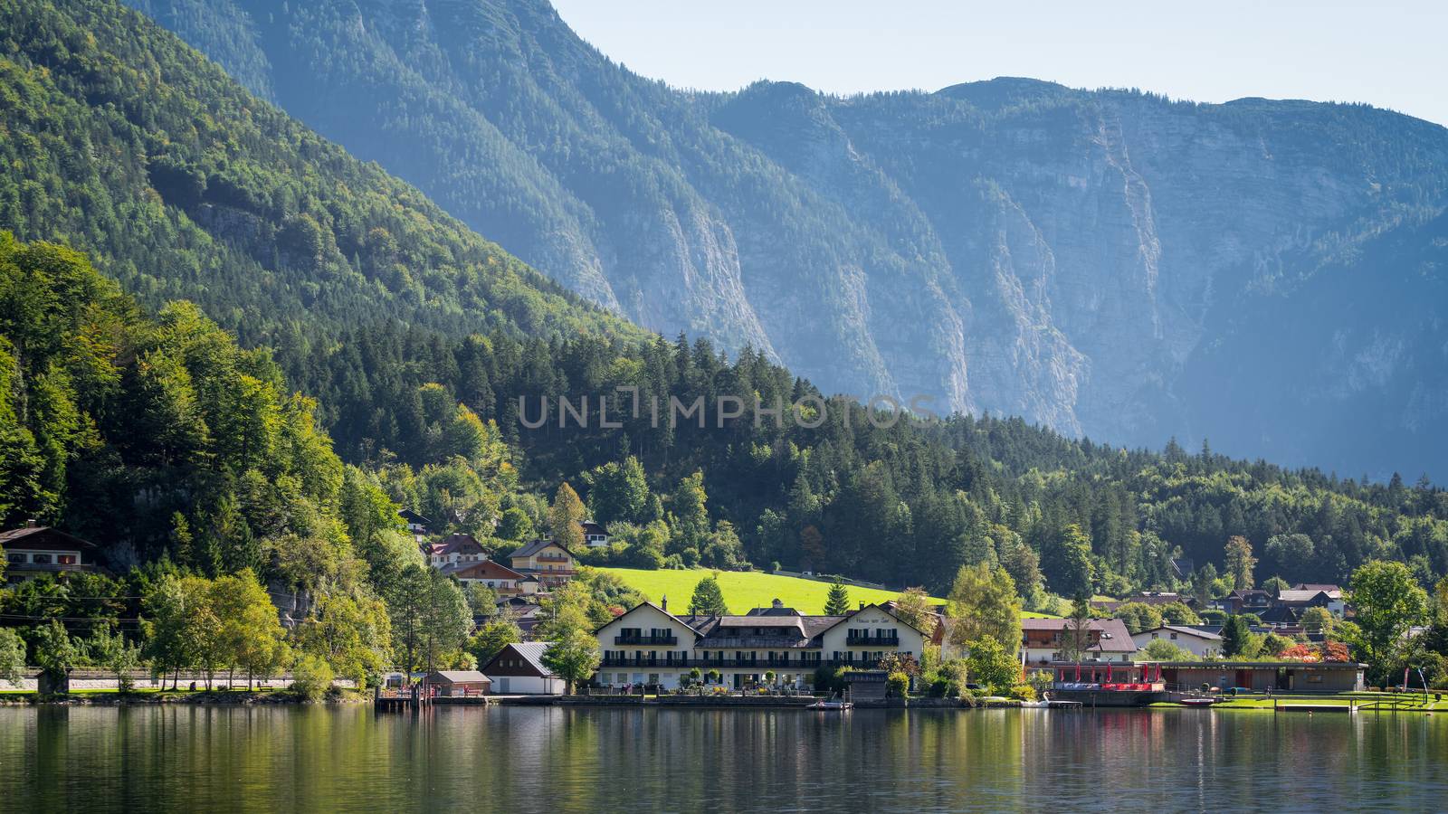 View of Hallstatt from Hallstatt Lake