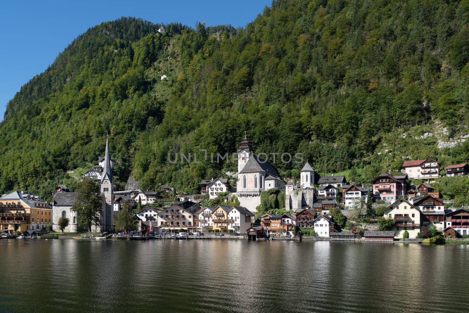 View of Hallstatt from Hallstatt Lake