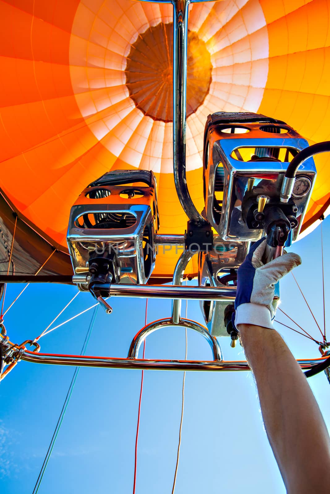 Ballooning with a hot air balloon in Germany