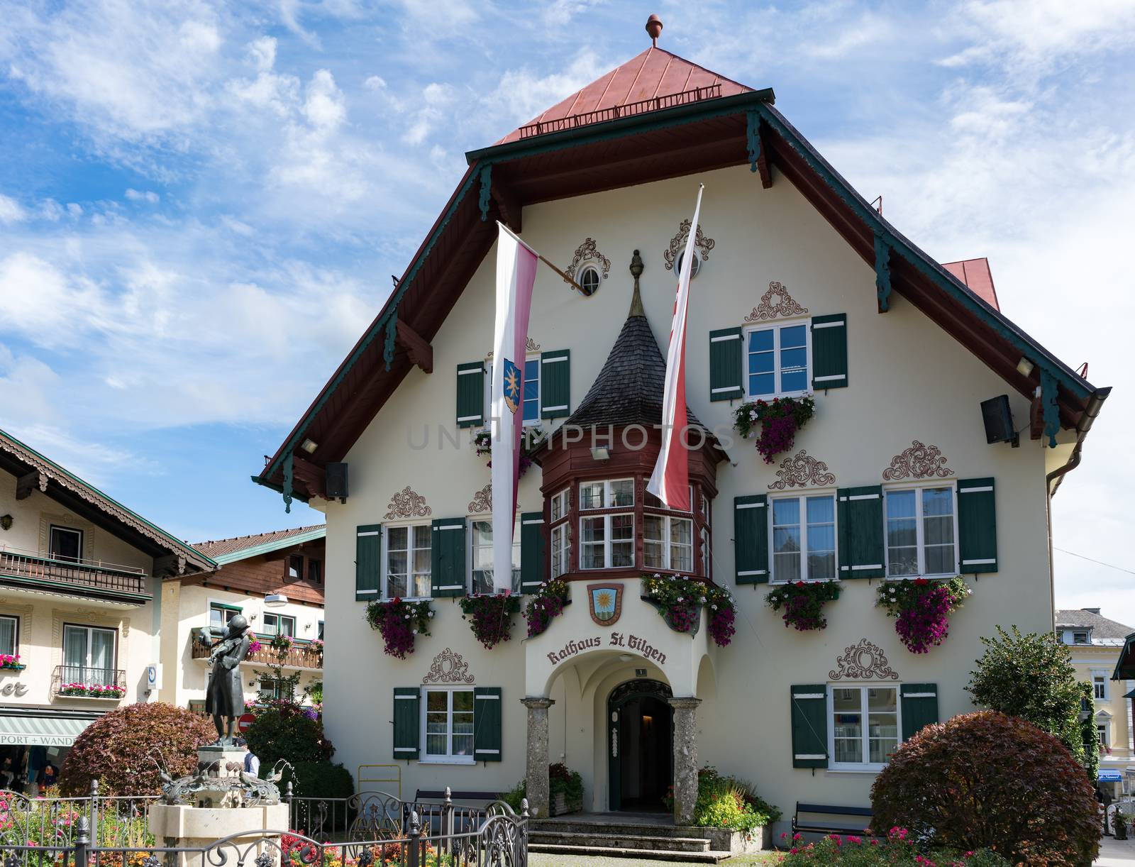 Town Hall Building in St. Gilgen