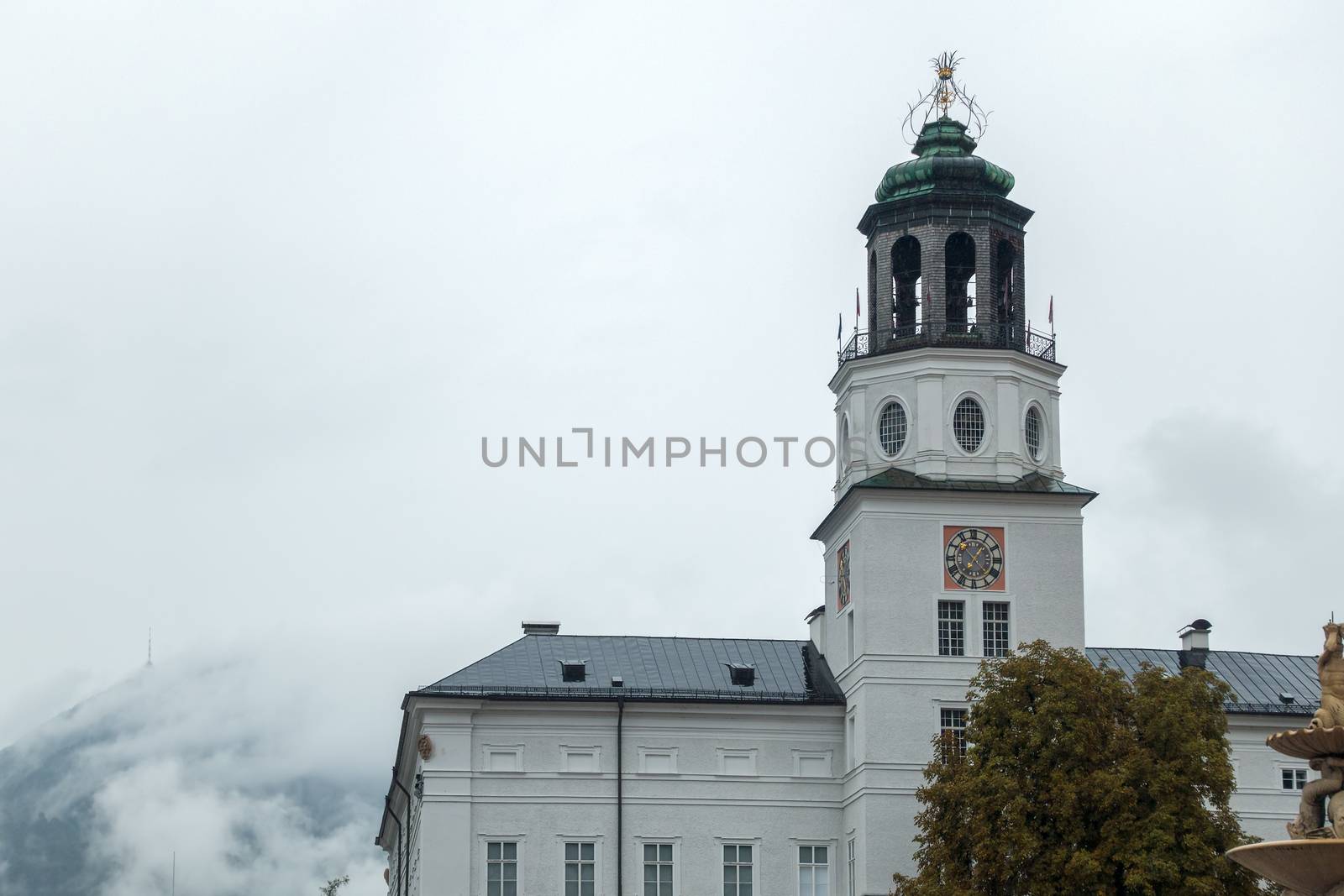 View of the Tower of the Salzburg Museum