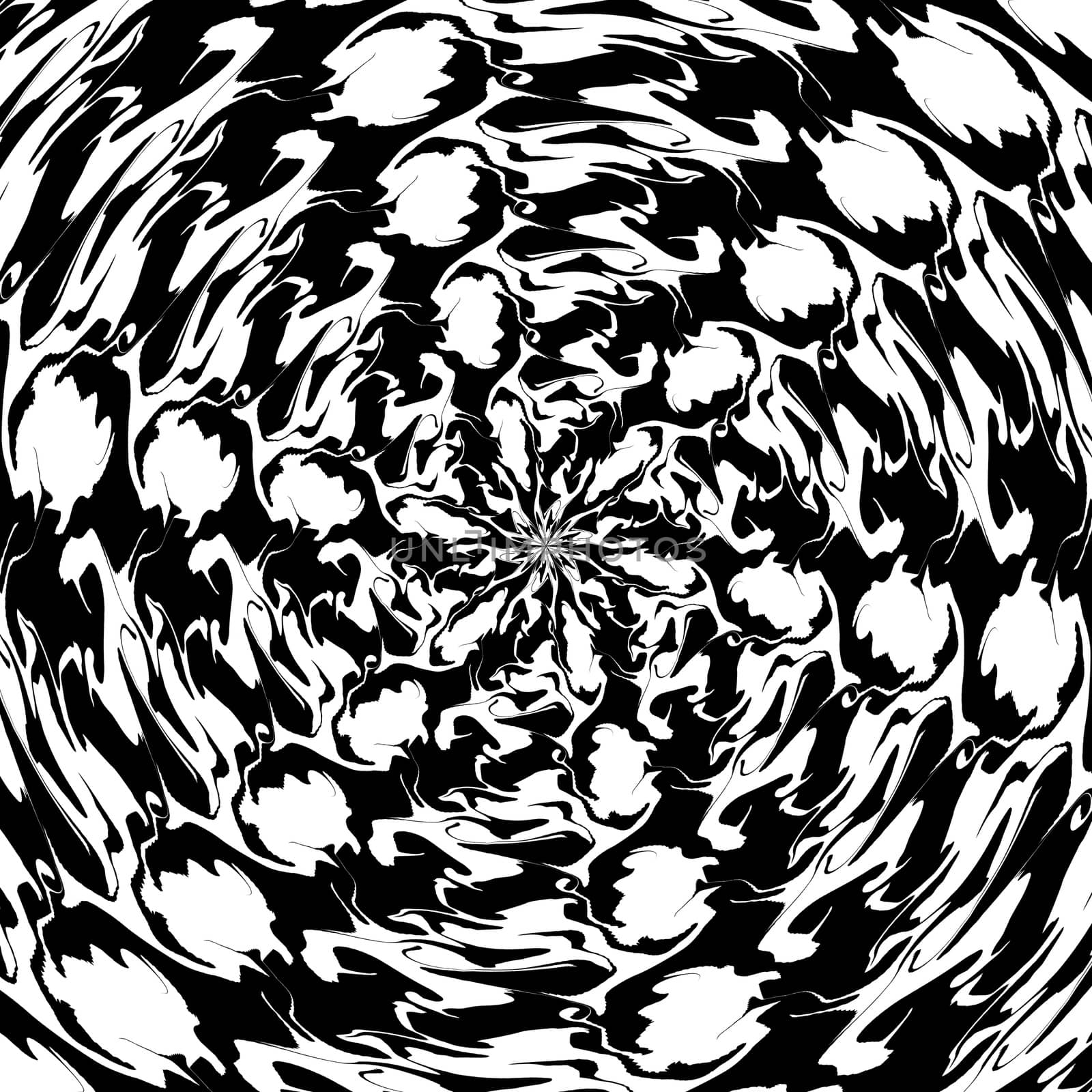 2d illustration of an abstract radial background