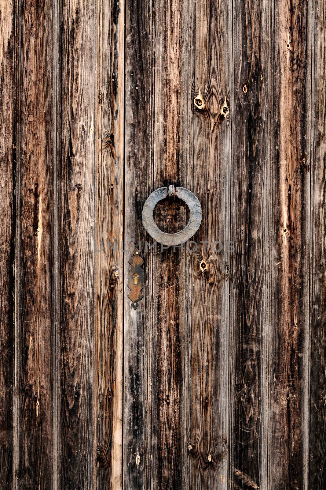 Closeup shot of very old wooden door by Nobilior