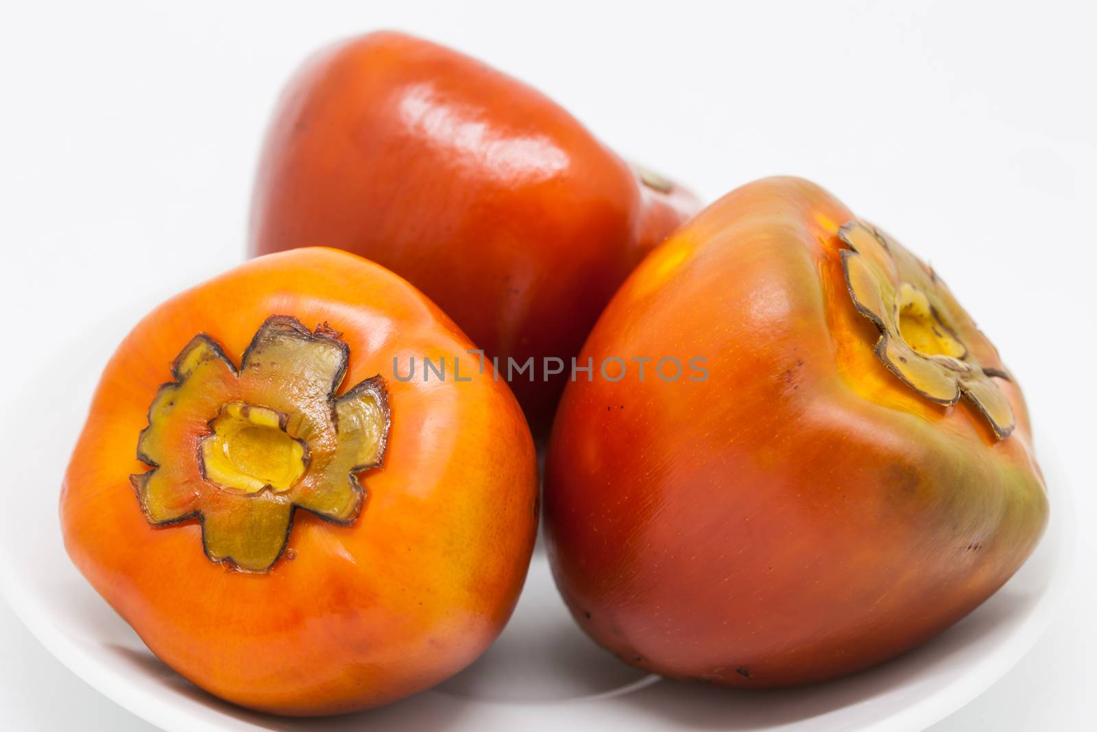 Chontaduro (Bactris gasipaes) isolated on white background