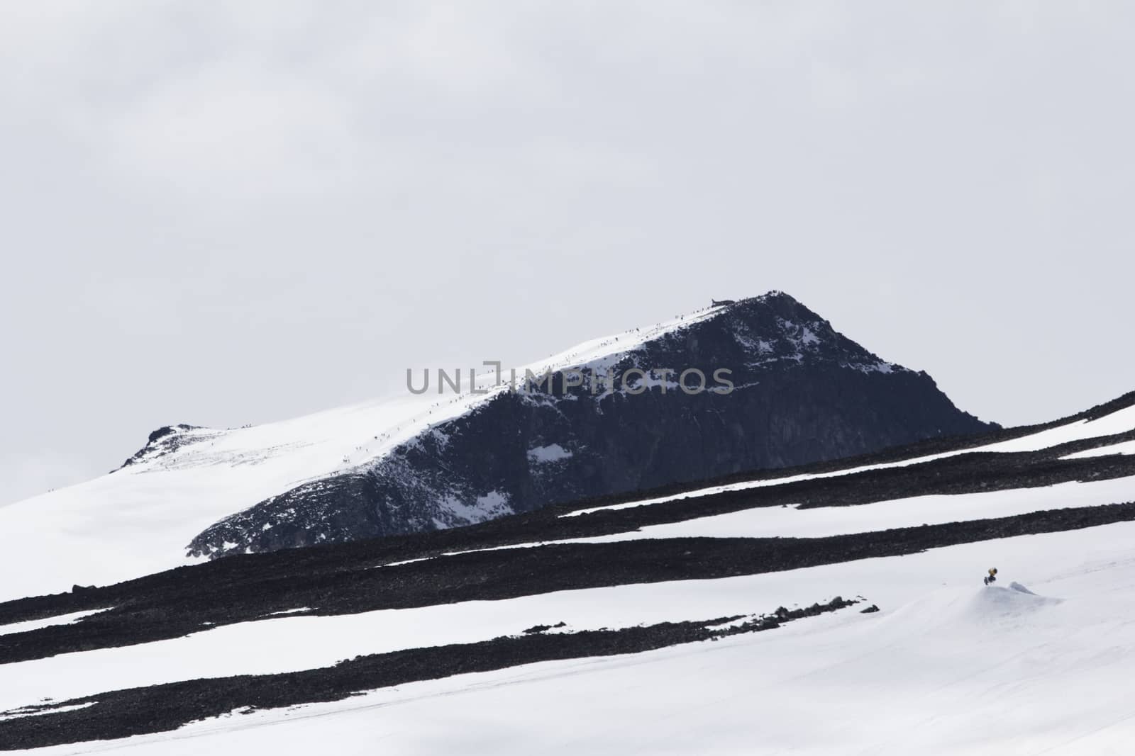 Galdhopiggen mountain in jotunheimen norway highest mountain in north europe