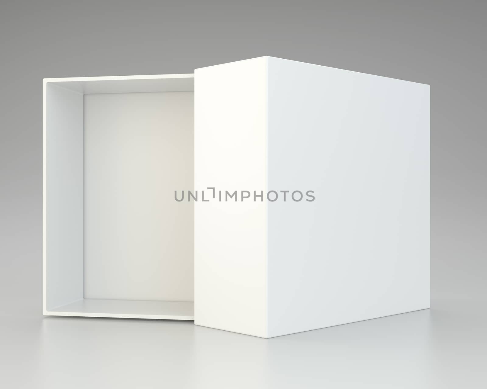 Open cardboard box by Mirexon