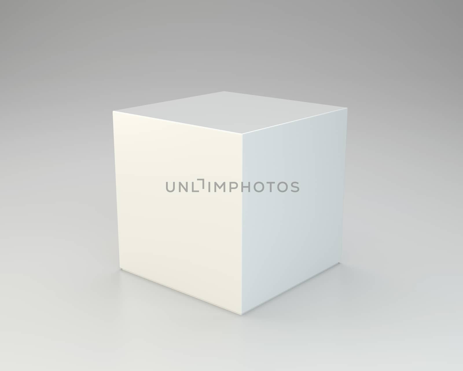 Blank box on gray background by Mirexon