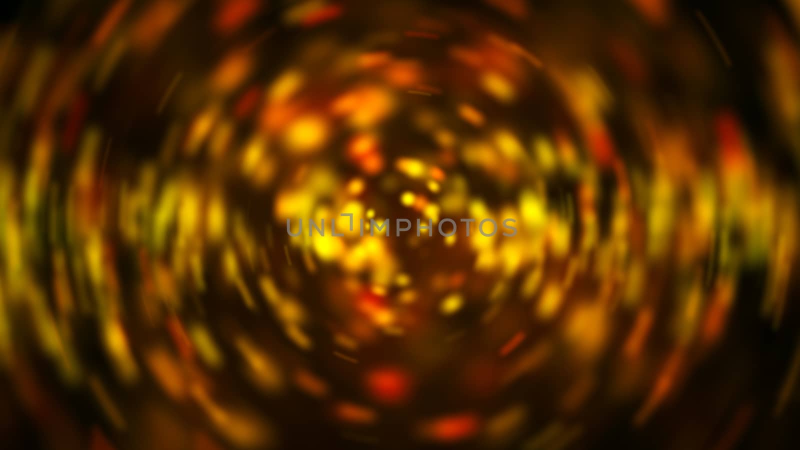 Radial gold blur background. Digital illustration. 3d rendering