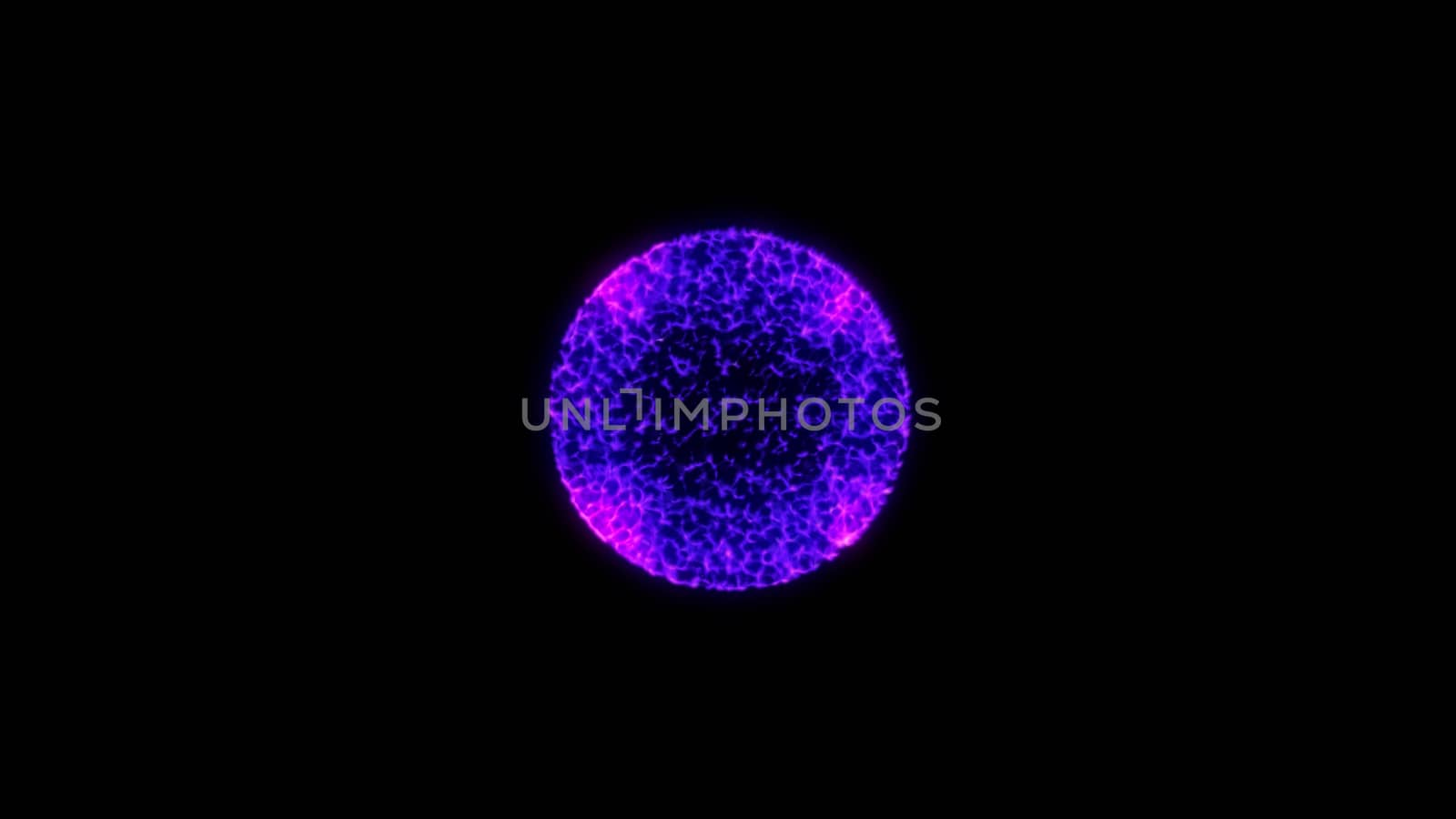 Abstract glow sphere. Digital illustration by nolimit046