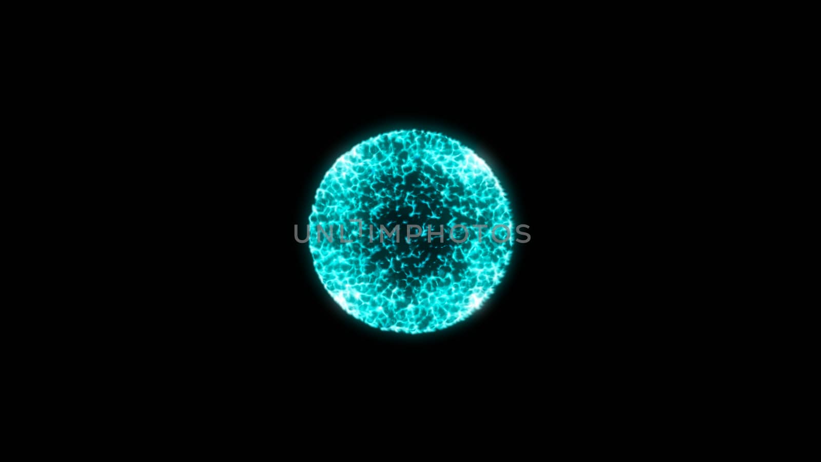 Abstract glow sphere. Digital illustration by nolimit046