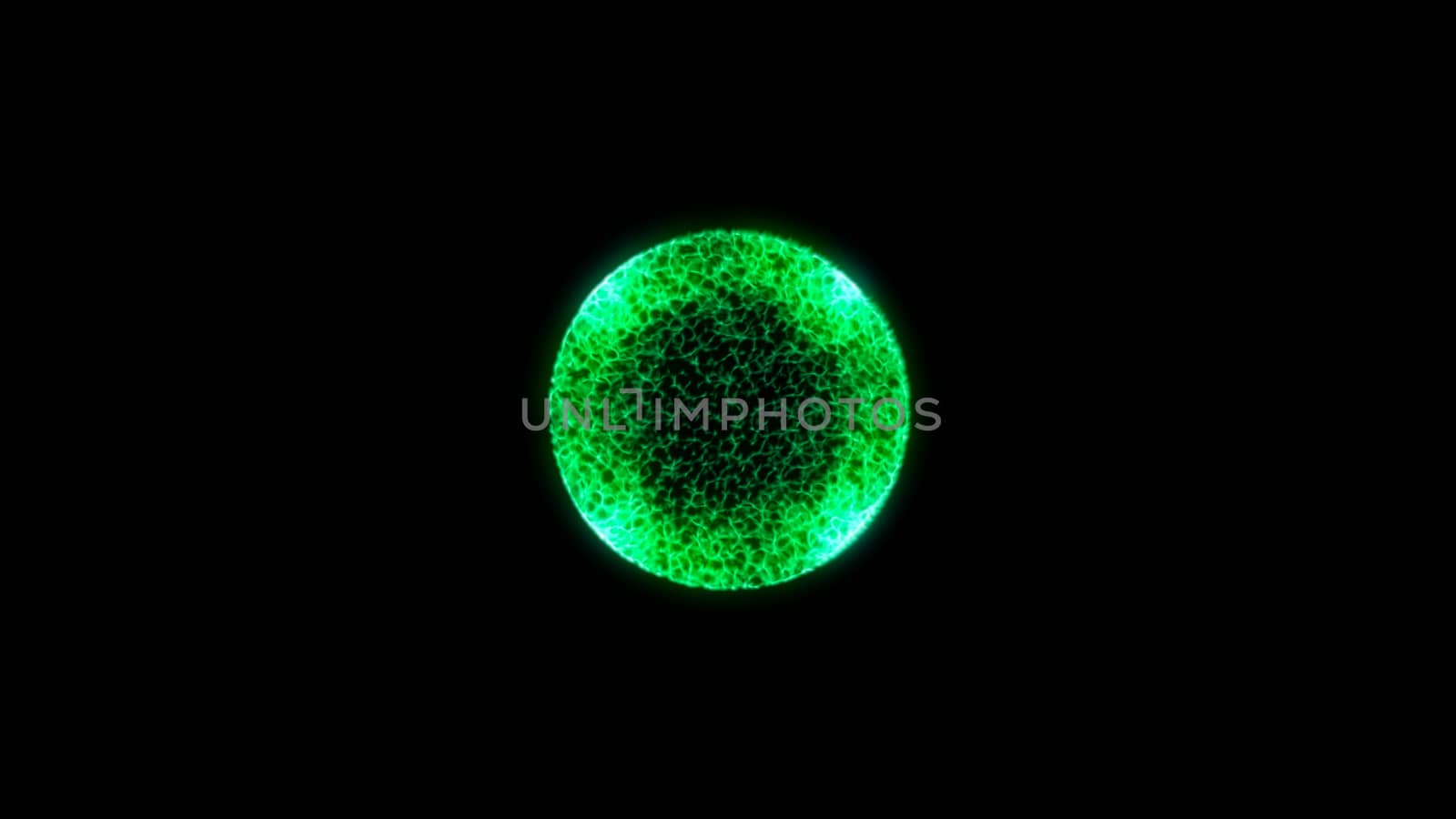 Abstract glow sphere. Digital illustration by nolimit046