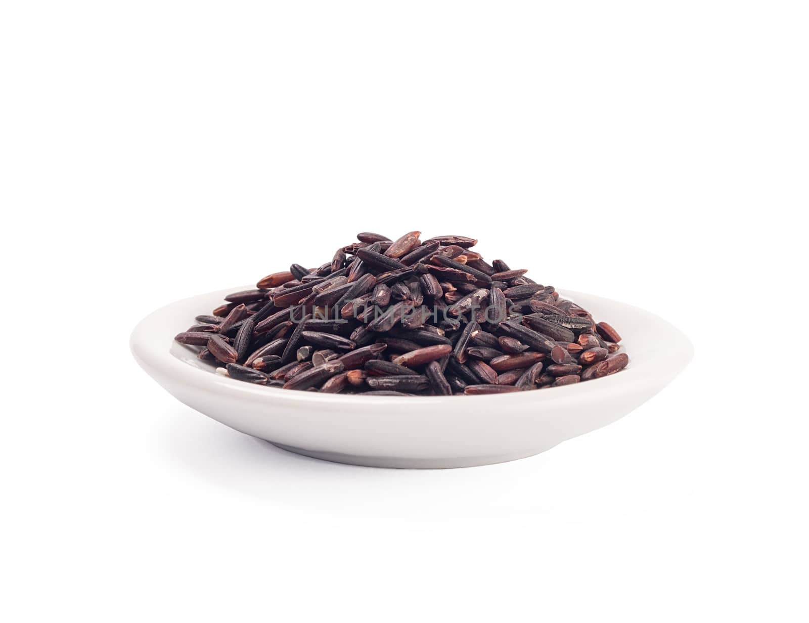 Deep Purple rice, Homnil rice, Homnin rice, Fragrance black rice isolated by ivo_13