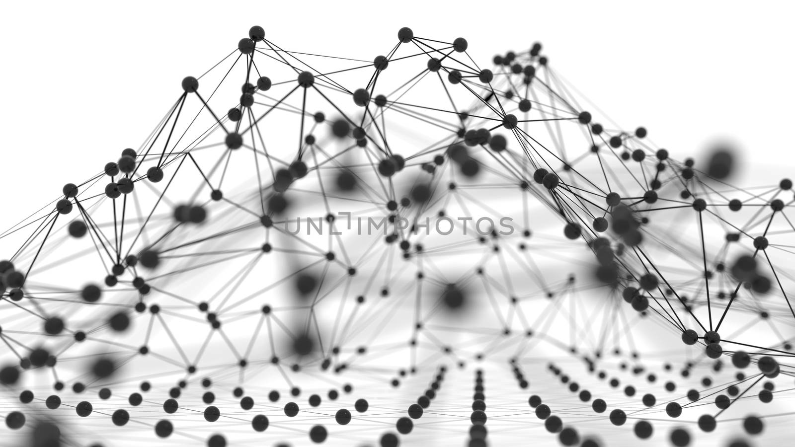 Global network concept. 3D rendering by cherezoff