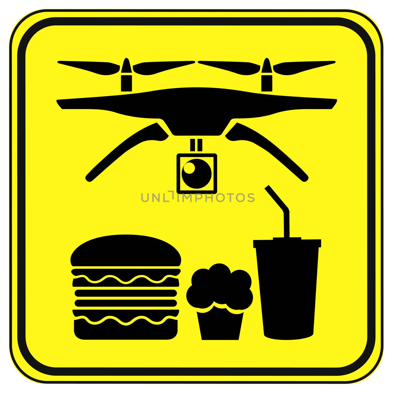 Drones to deliver Fast Food by Bambara