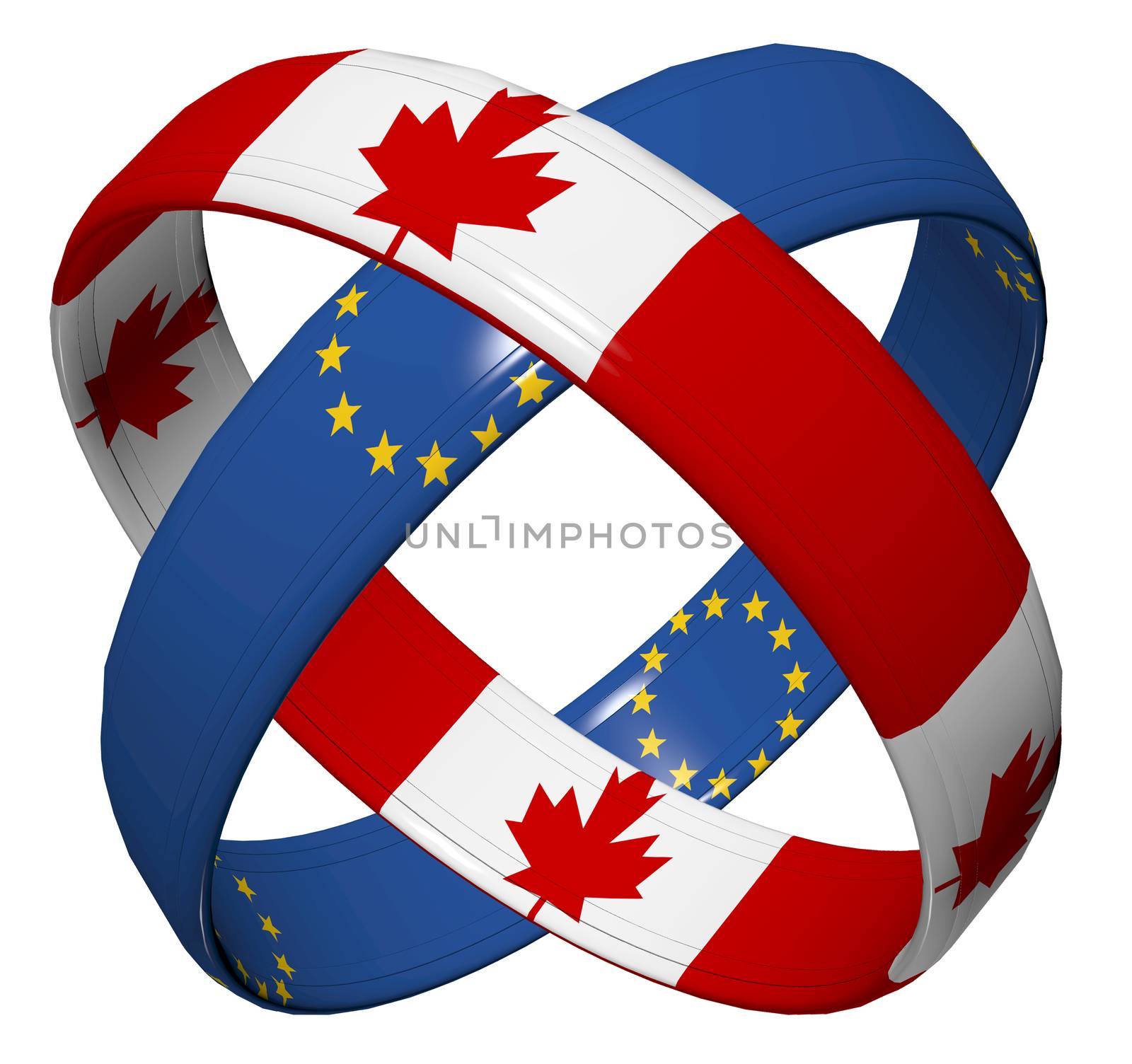 Symbol for the Comprehensive Economic Agreement between Canada and the European Union