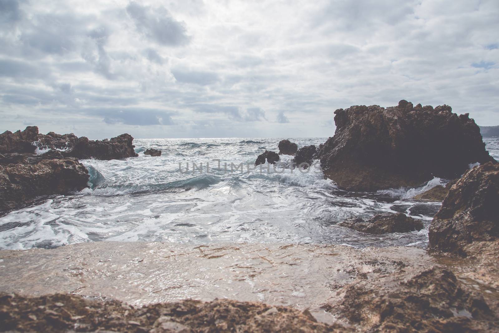 Wave on the coast of Mallorca
 by sandra_fotodesign