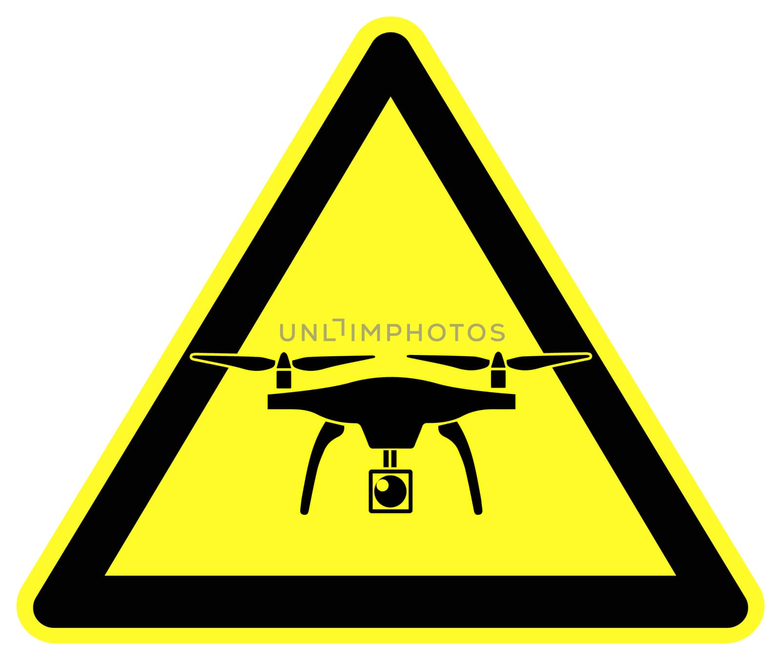 . Traffic sign to take care of commercial drones
