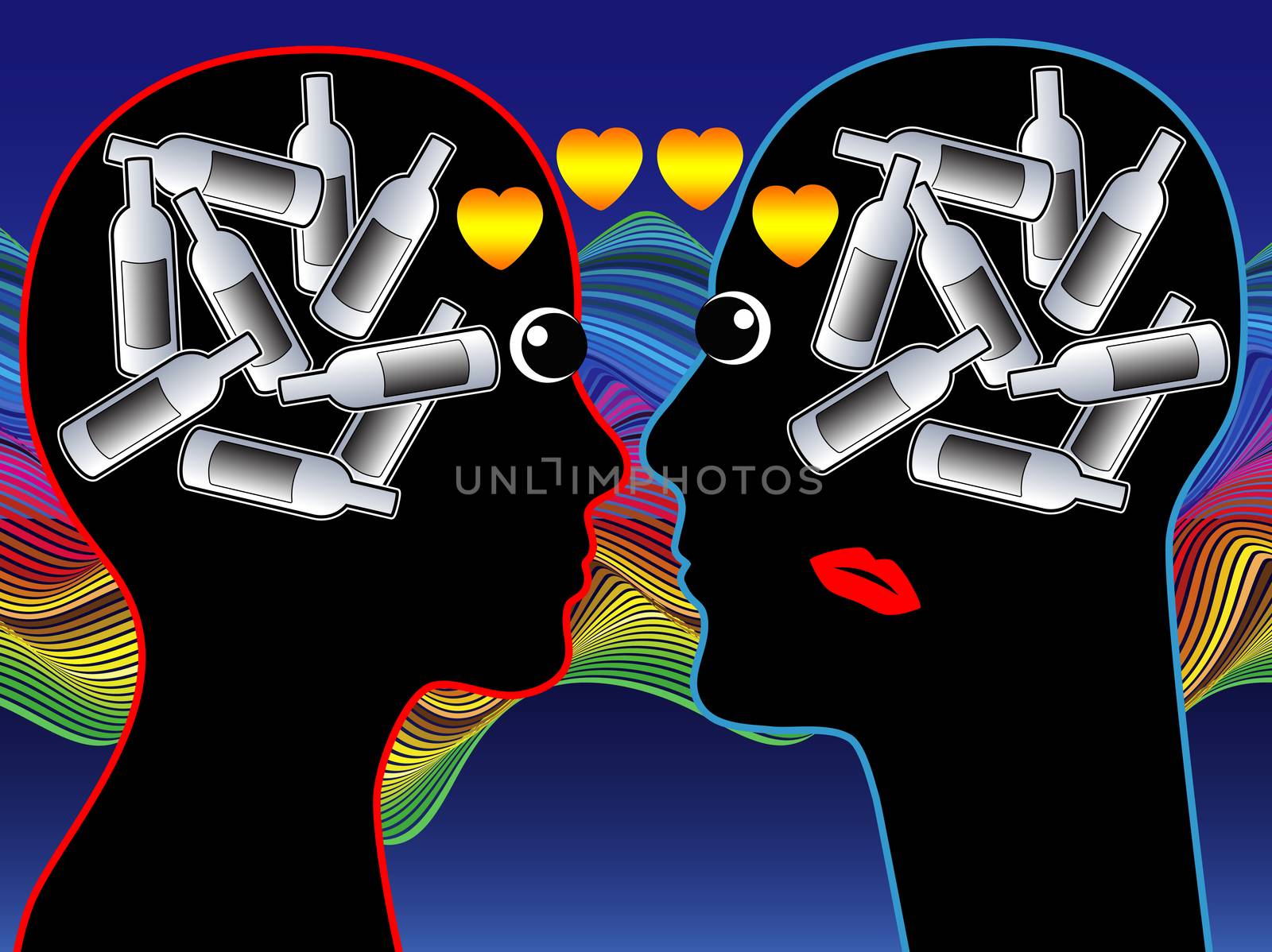 Being drunk and falling in love are the same feeling according to scientific studies