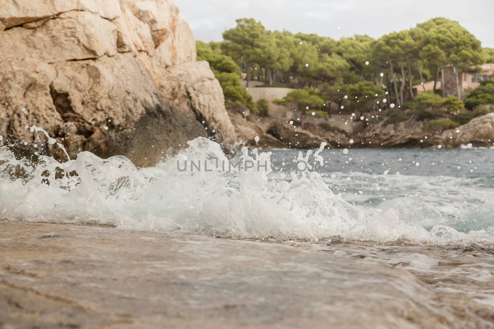 Wave on the coast of Mallorca
 by sandra_fotodesign