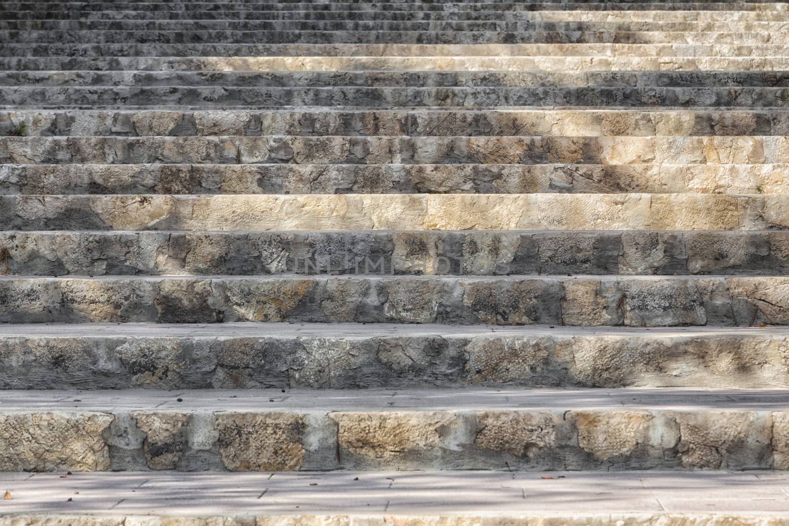 Stair steps of stone which lead upwards by sandra_fotodesign