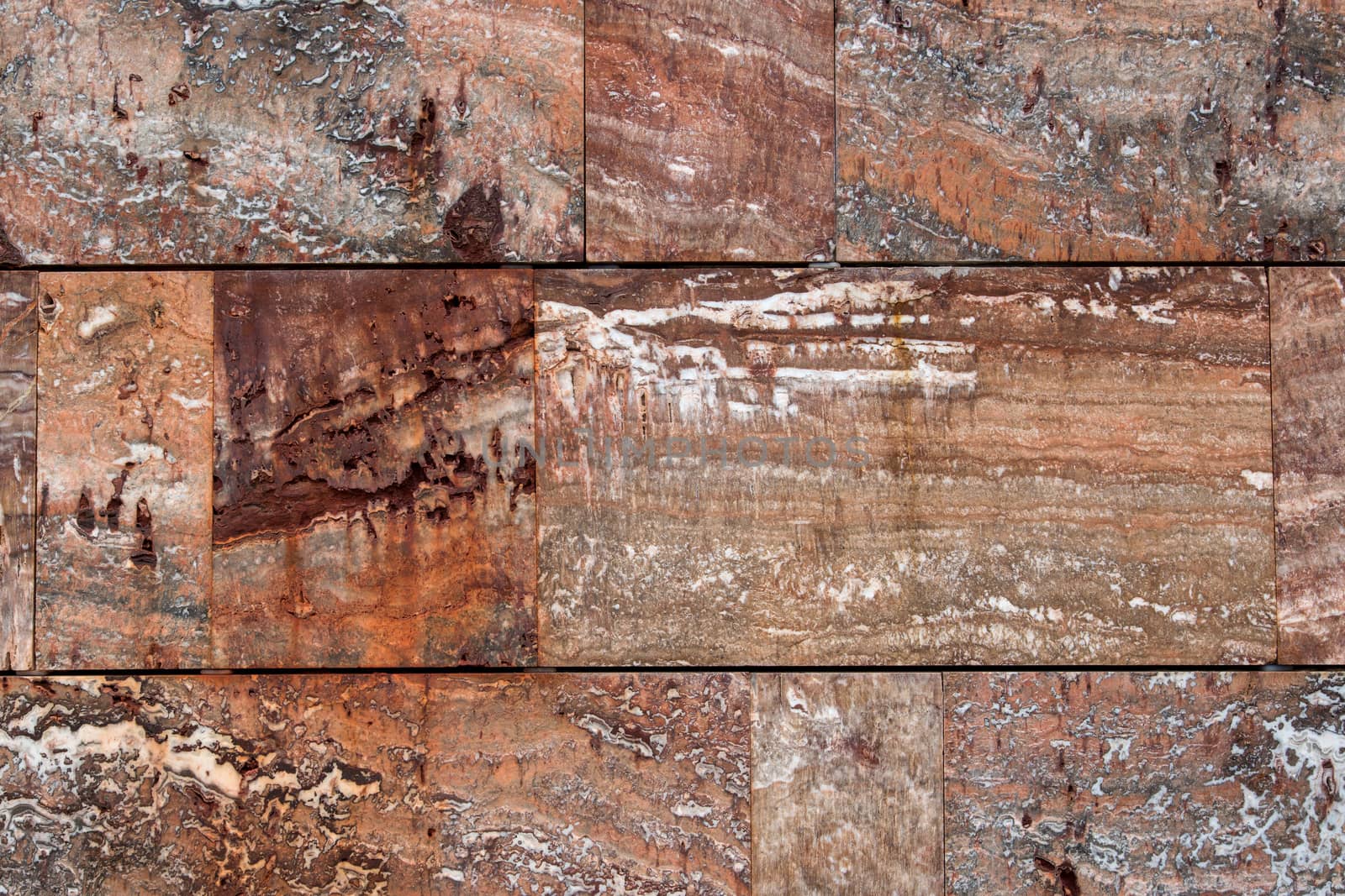 Wall of red marble by sandra_fotodesign