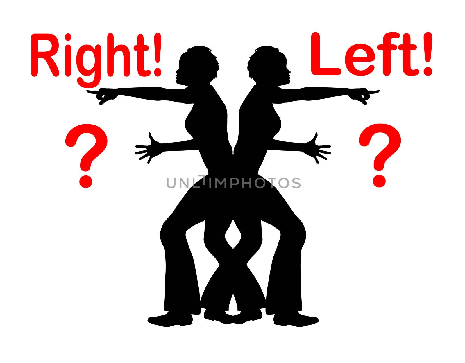 Confusing Right and Left by Bambara