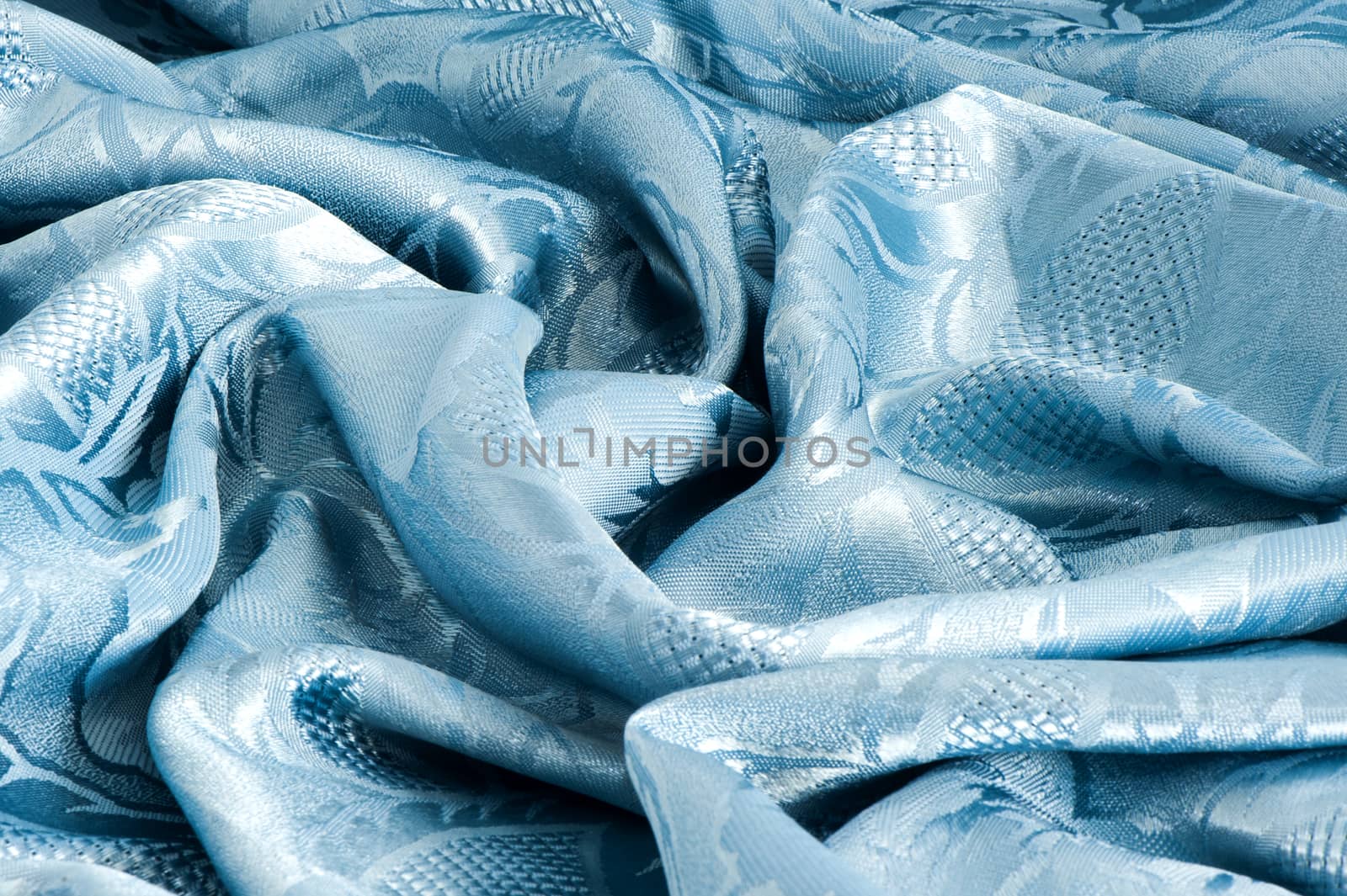 a elegant background with a blue fabric