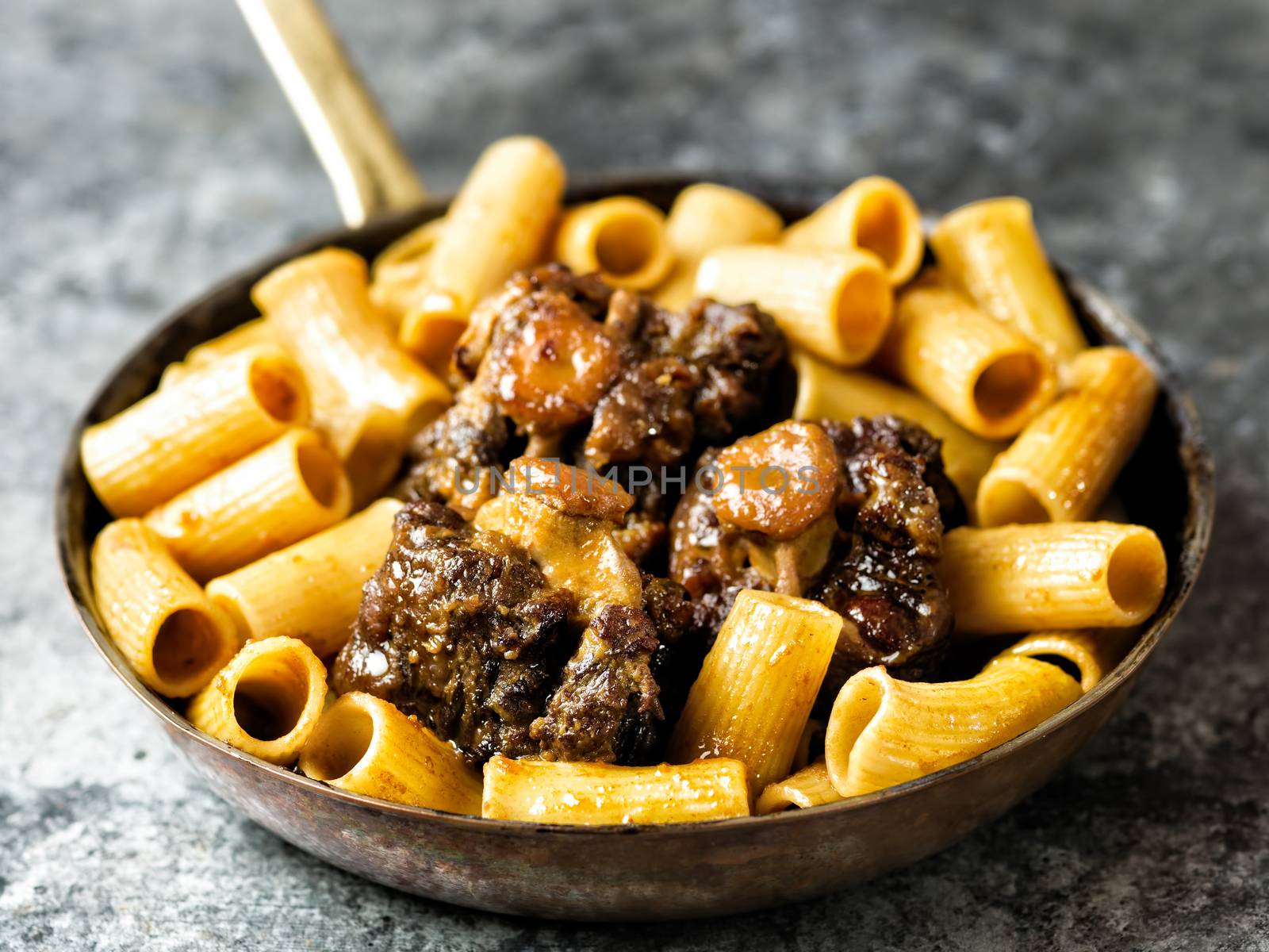 rustic italian oxtail ragu pasta by zkruger