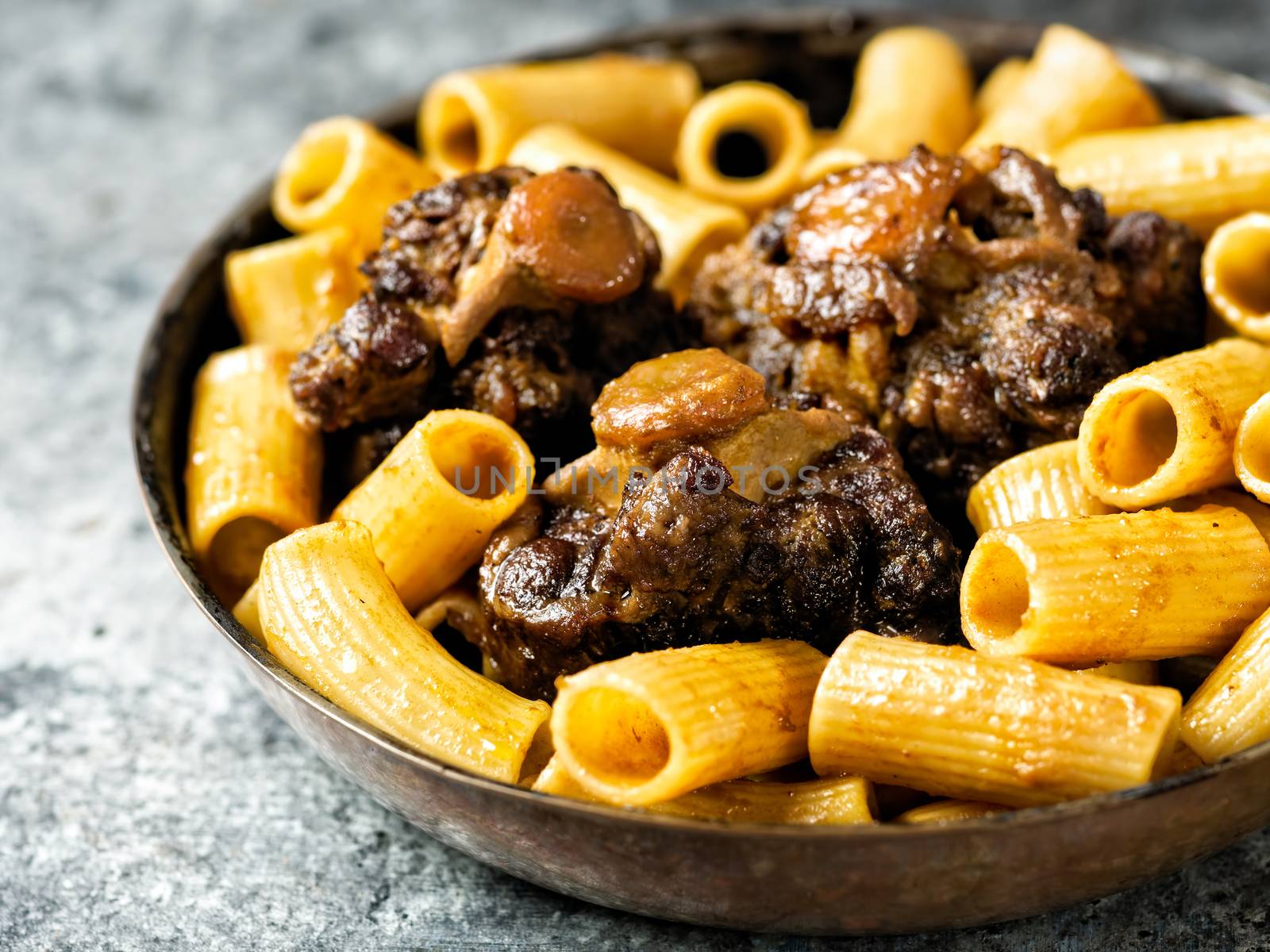 rustic italian oxtail ragu pasta by zkruger