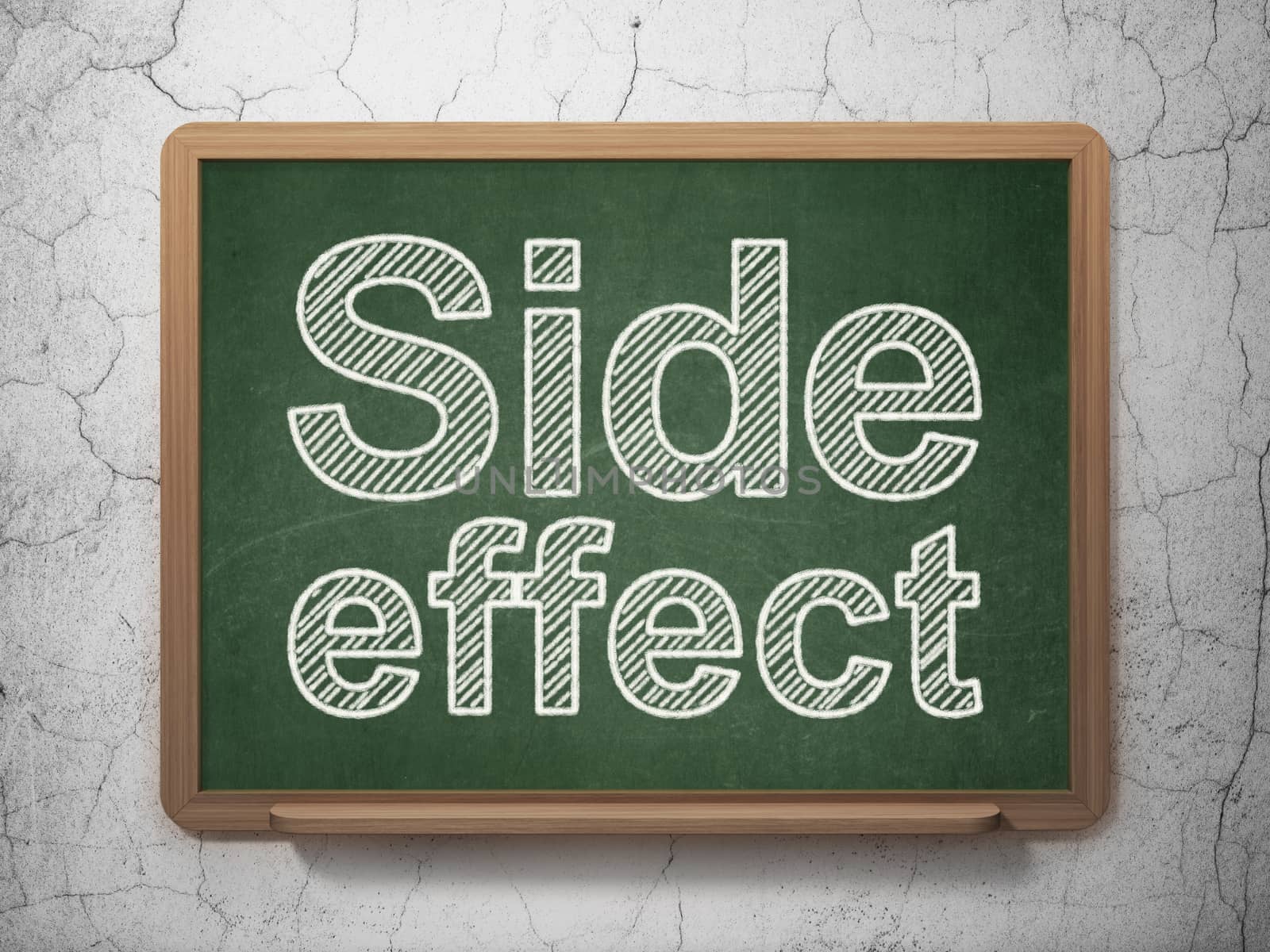 Healthcare concept: Side Effect on chalkboard background by maxkabakov