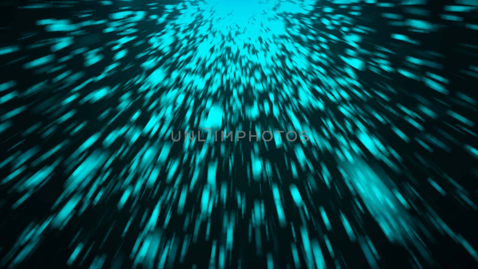 Abstract background with light streaks and lines. 3d rendering