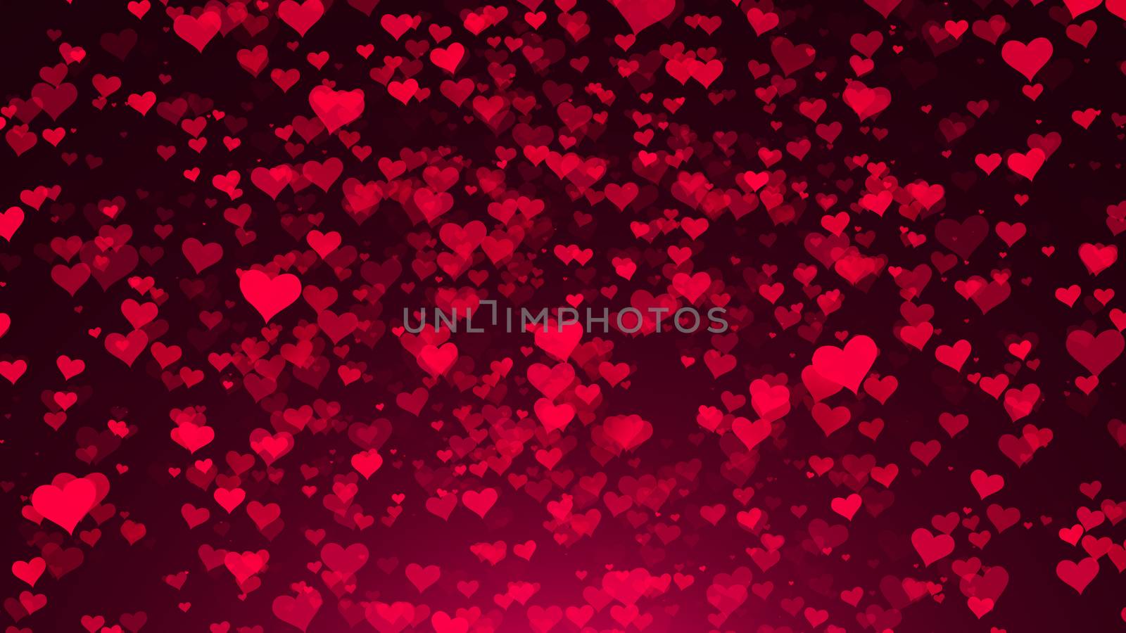 Abstract background with hearts. Digital illustration by nolimit046