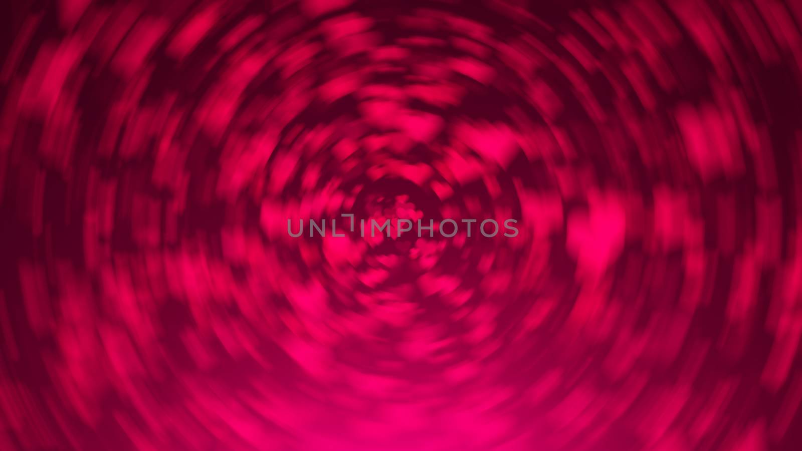 Abstract background with radial blur hearts. Digital illustration. 3d rendering
